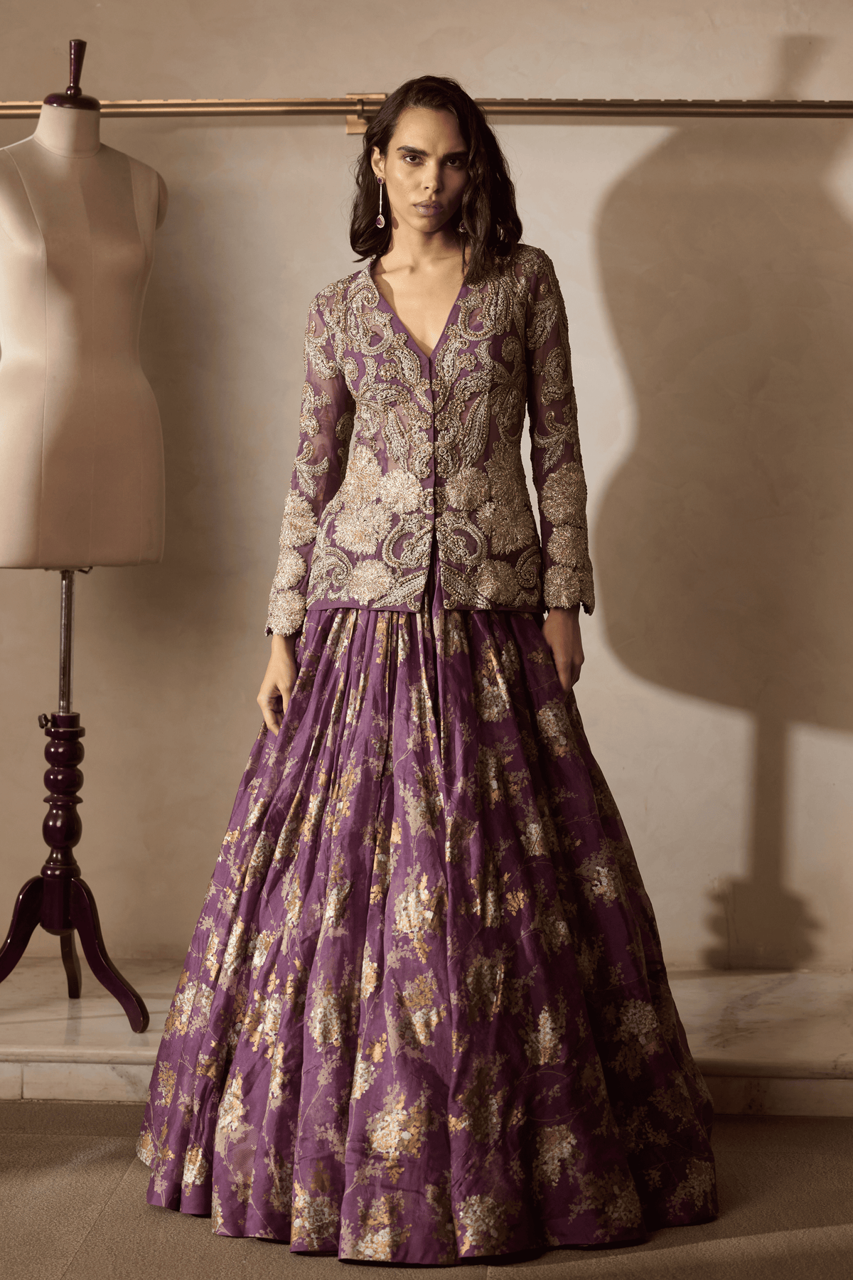 Skya Jacket and Skirt Set