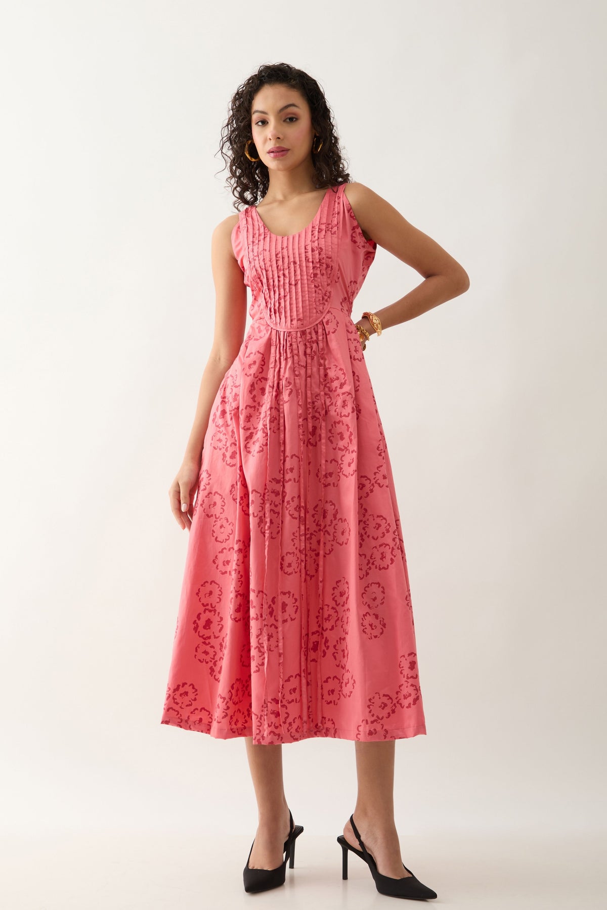 Naru Salmon-colored Dress