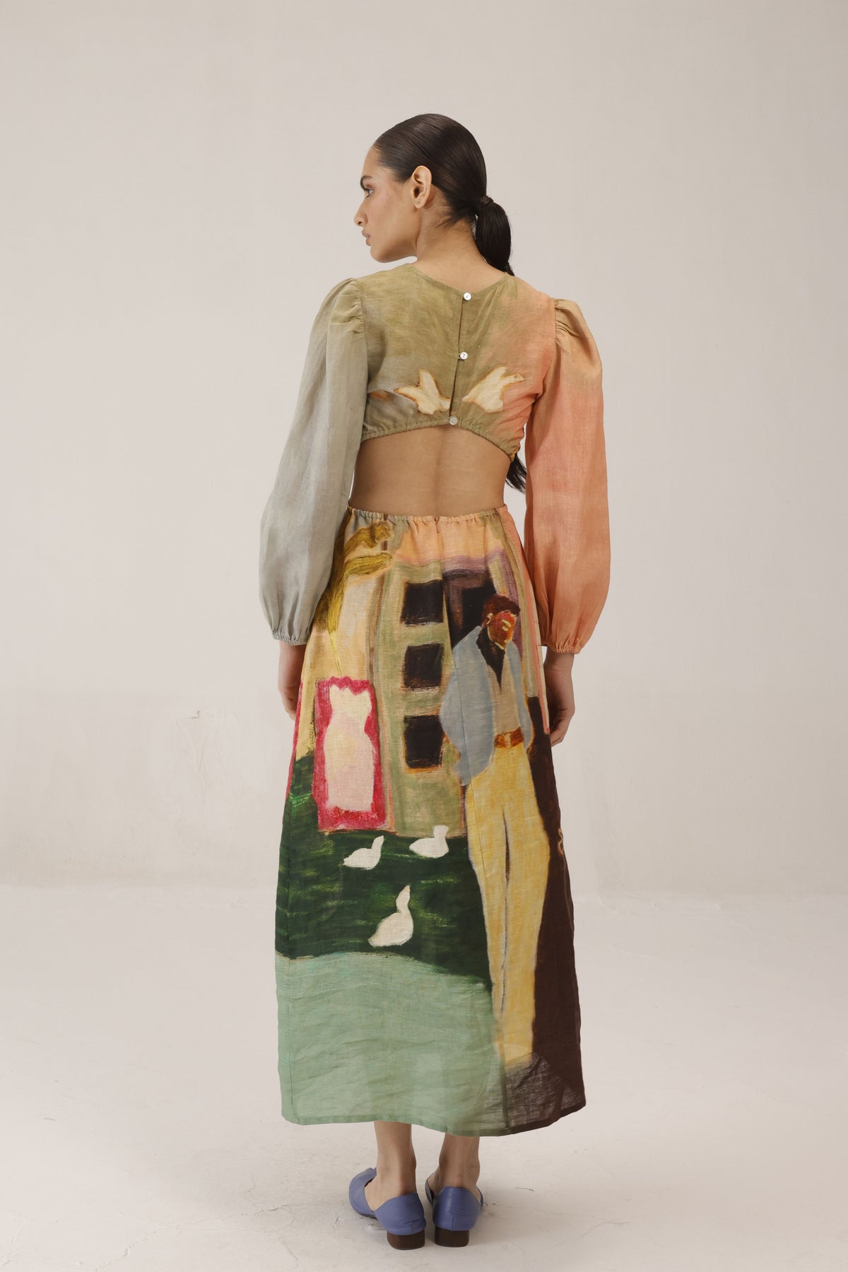 Voluminous Euro Long Dress