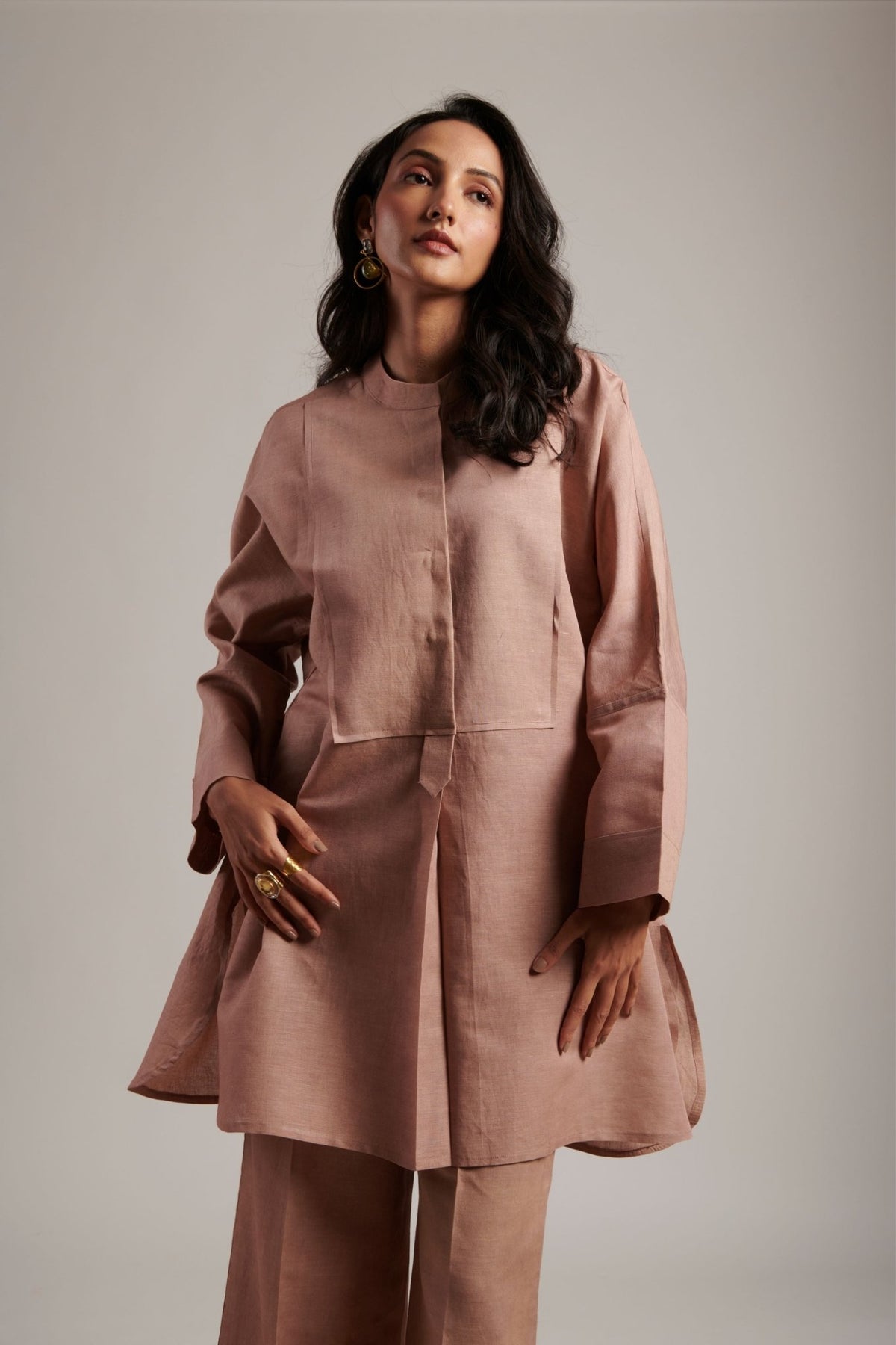 Vintage Rose Nirvana Tunic Set - Moh India - Elahe