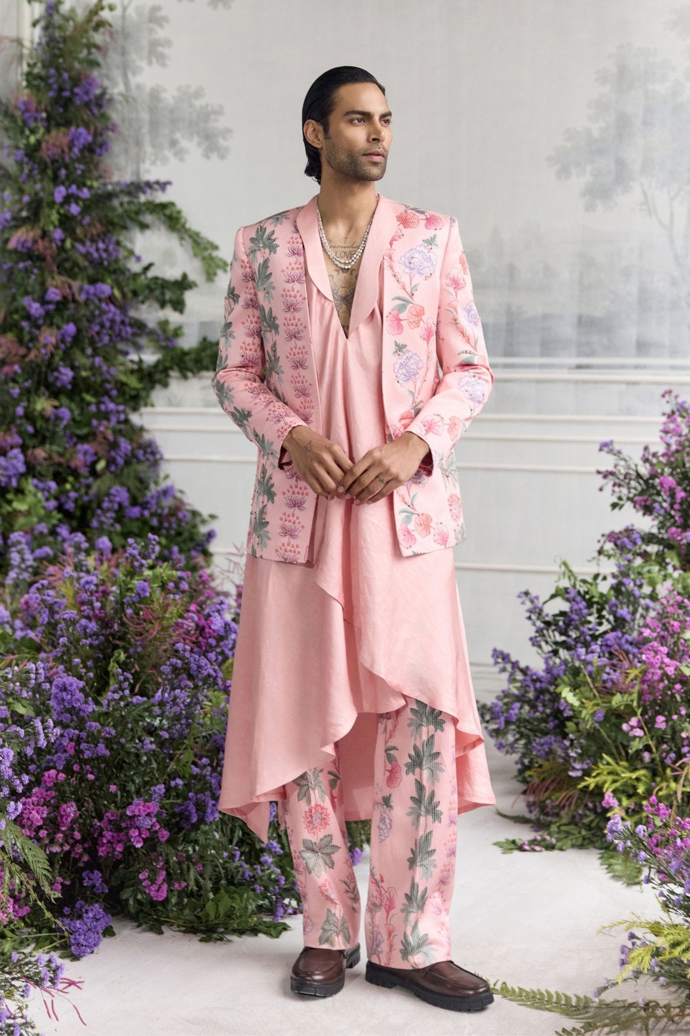 Anas Blazer Set - Mahima Mahajan Menswear - Elahe