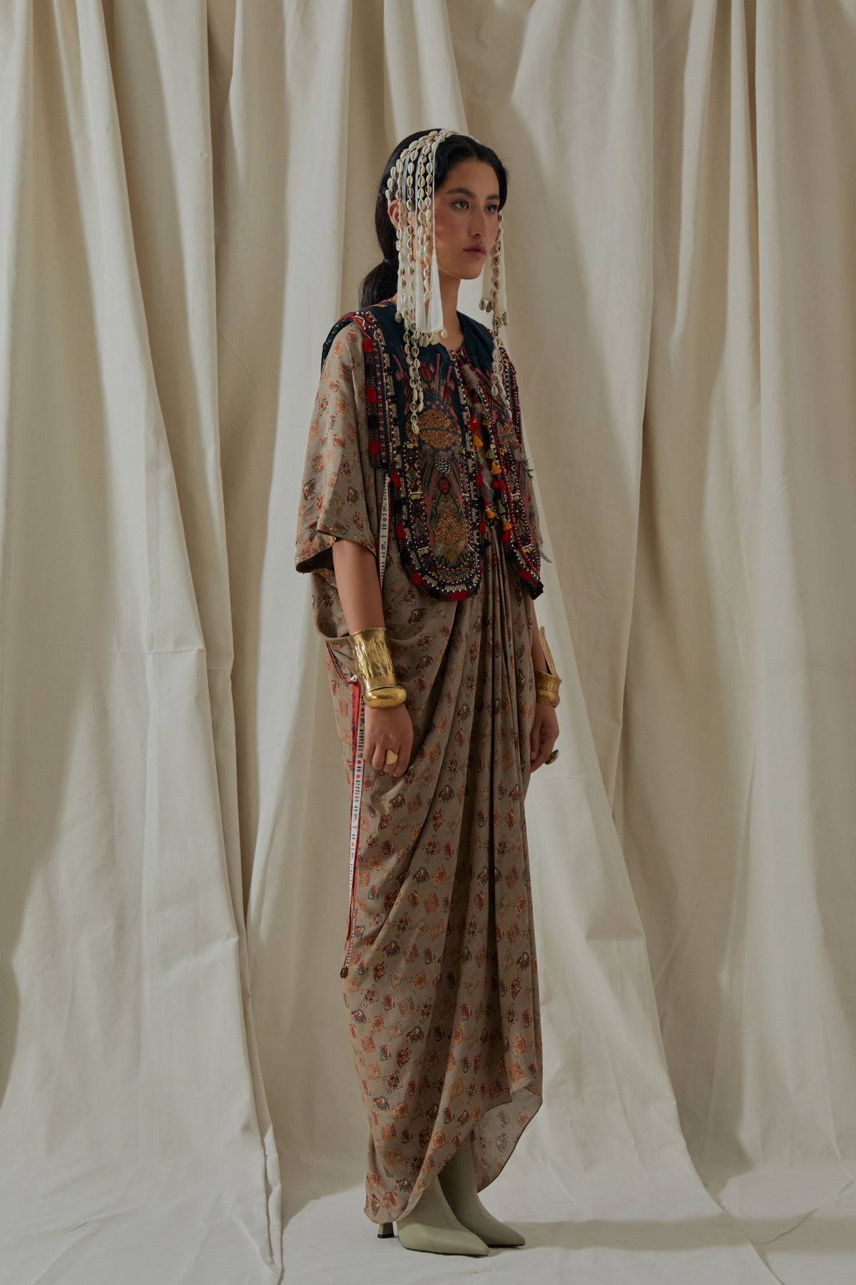Zuri Gilet With Kaftan