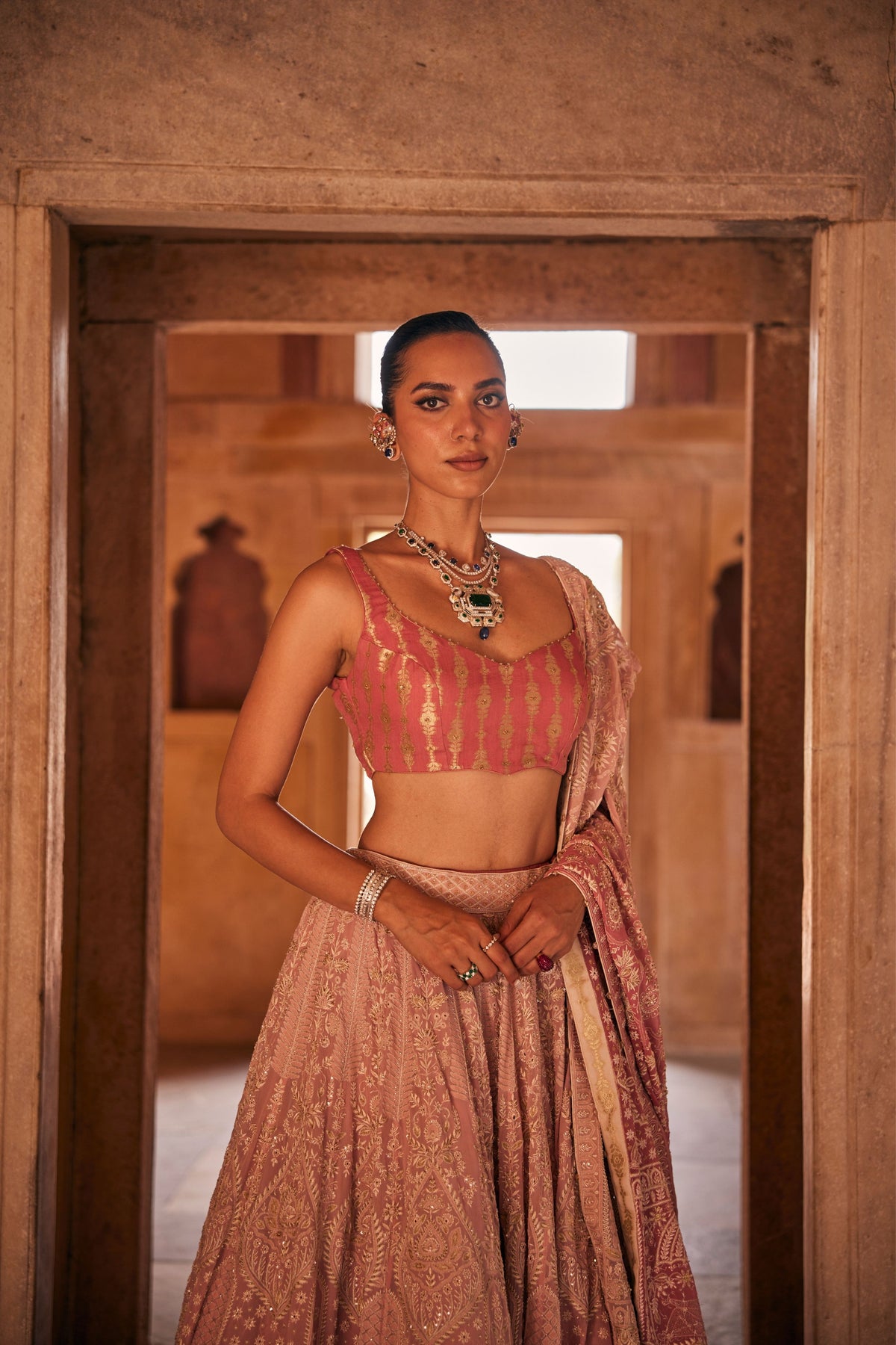 Nazm Lehenga Set