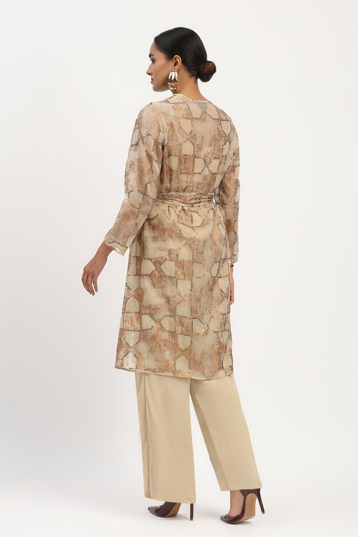 Tesselation Foil Dress