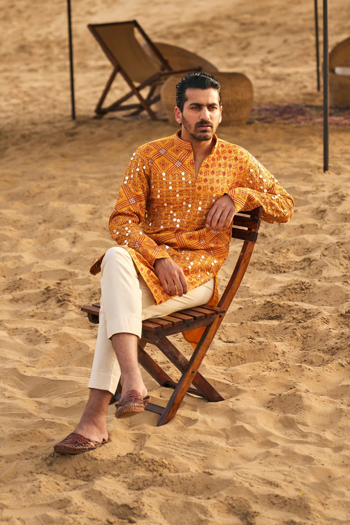 Kasundi Kurta Set