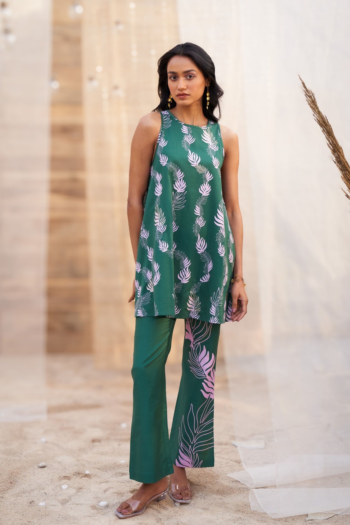 Reveria Printed Tunic Set