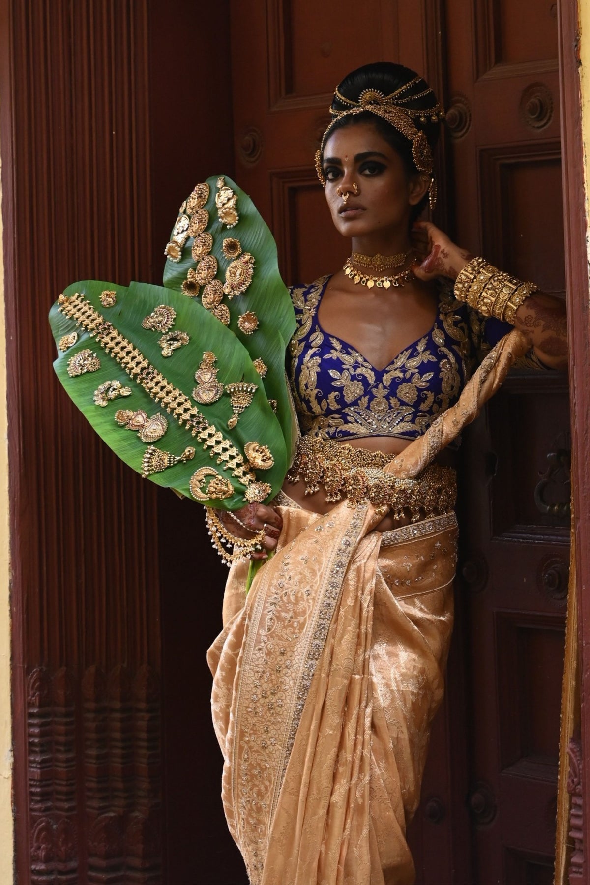 Meenakshi Purple Blouse