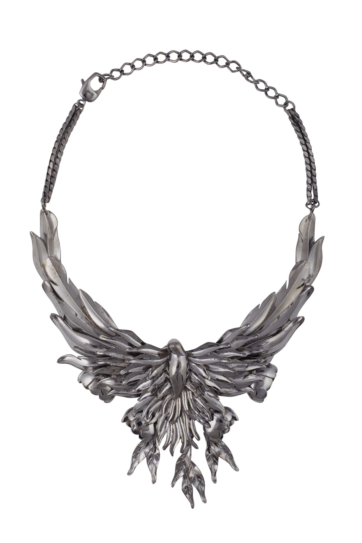 Gun metal paradisus necklace