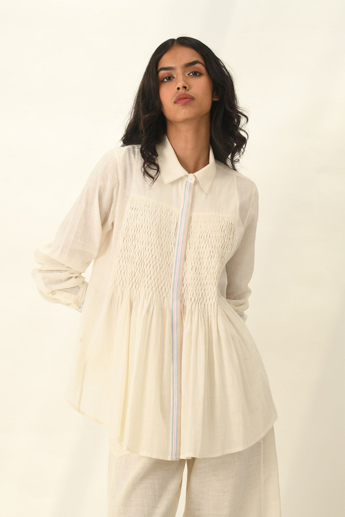 Rugosa Smocking Top