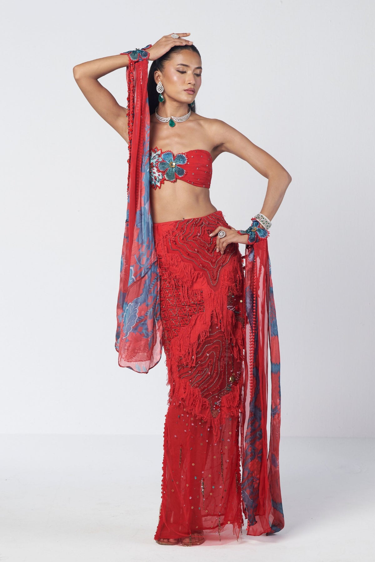 Scarlet Mehbooba Skirt Set