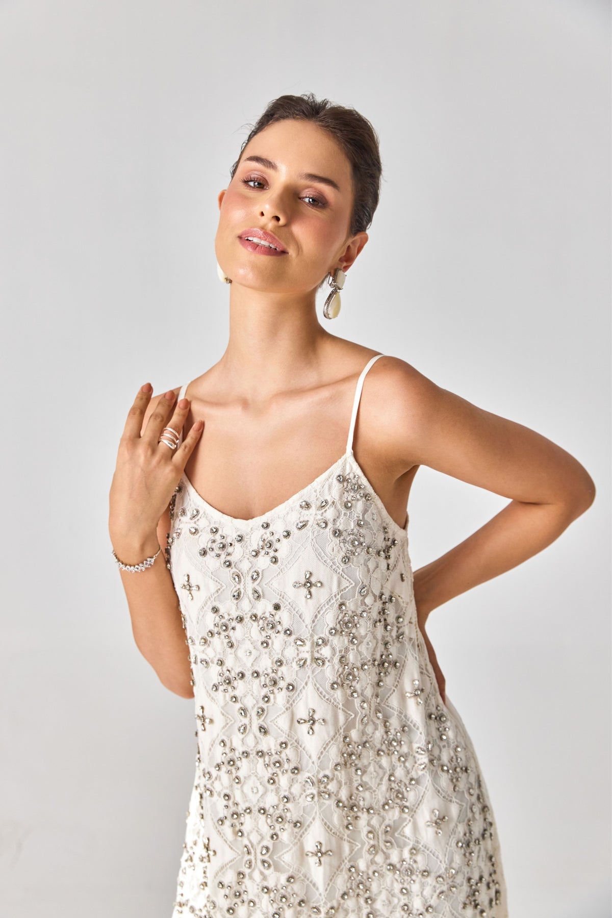 Rosa Anglasia Studded Dress