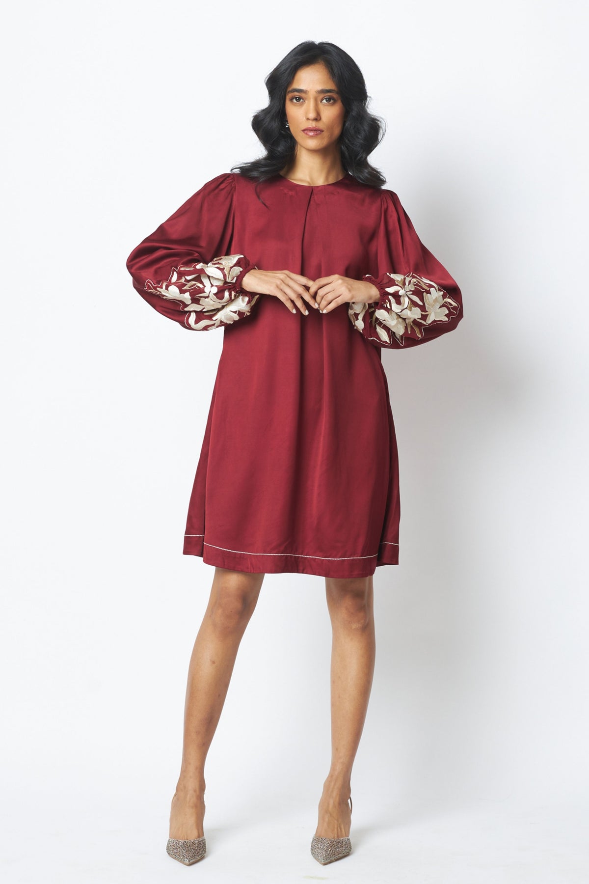 Poey Sculpted Shift Dress