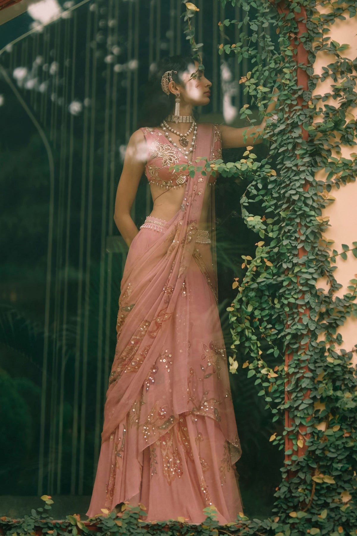 Reverie Draped Saree Set