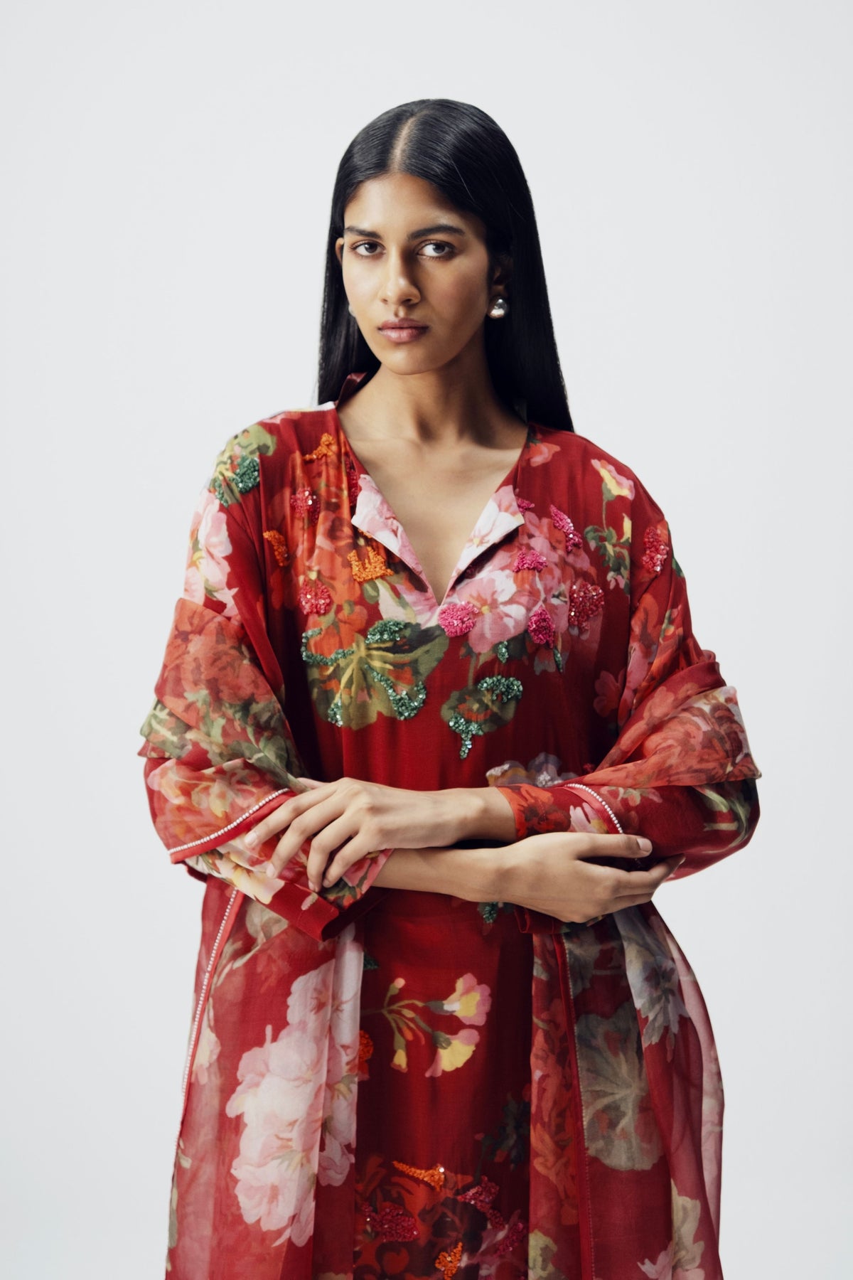 Jingle Embroidered Kurta Set