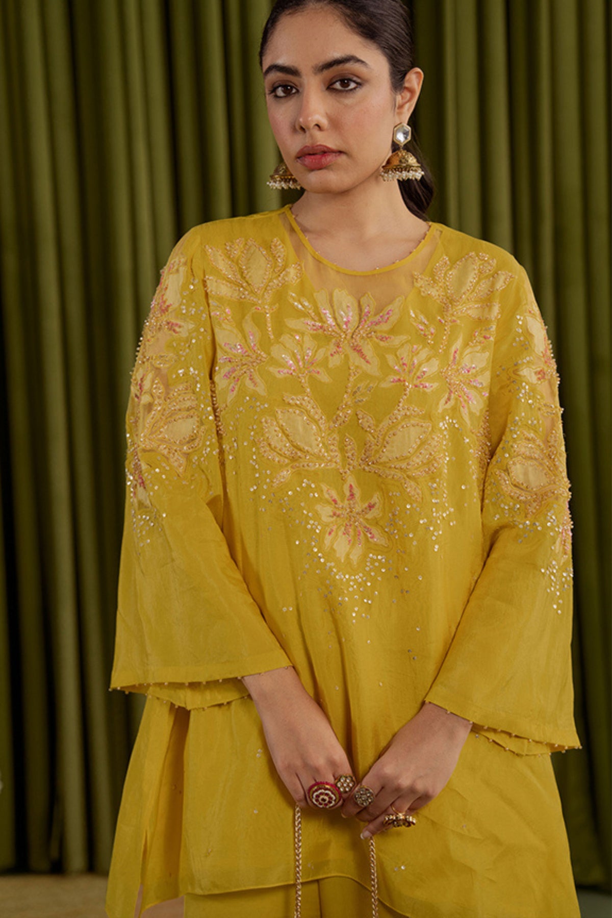 Mango Embroidered Kurta