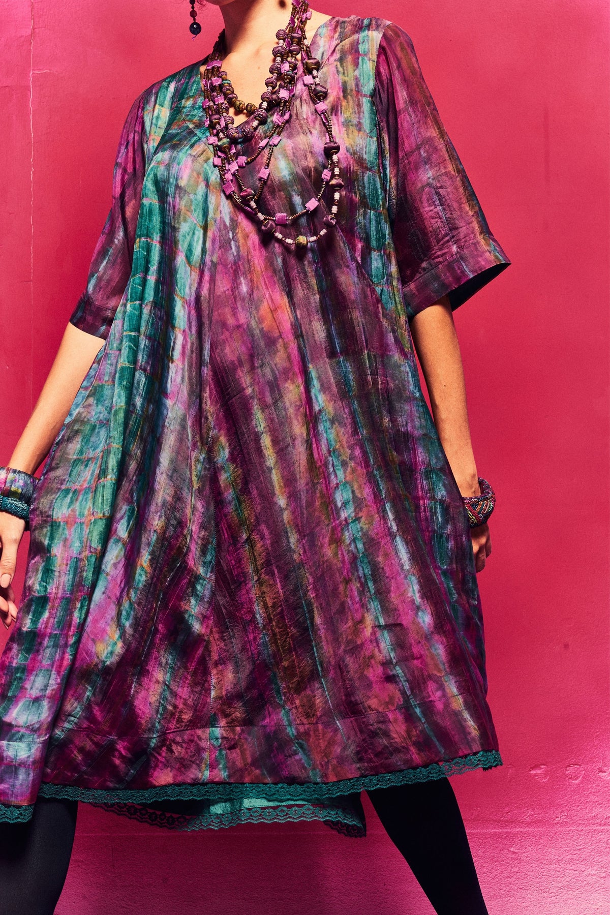 Violet and Teal Kiara Dress