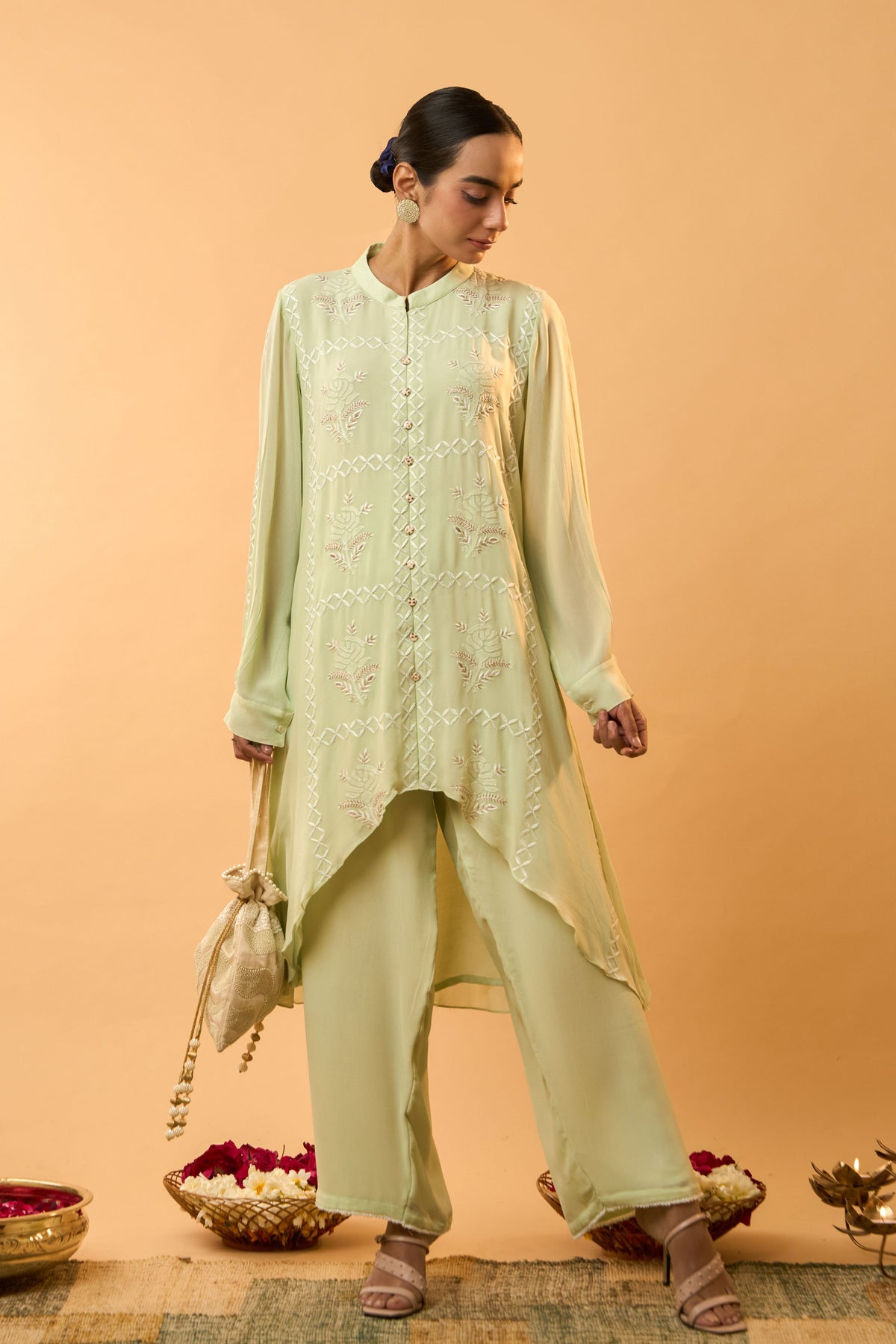 Georgette Tunic Set
