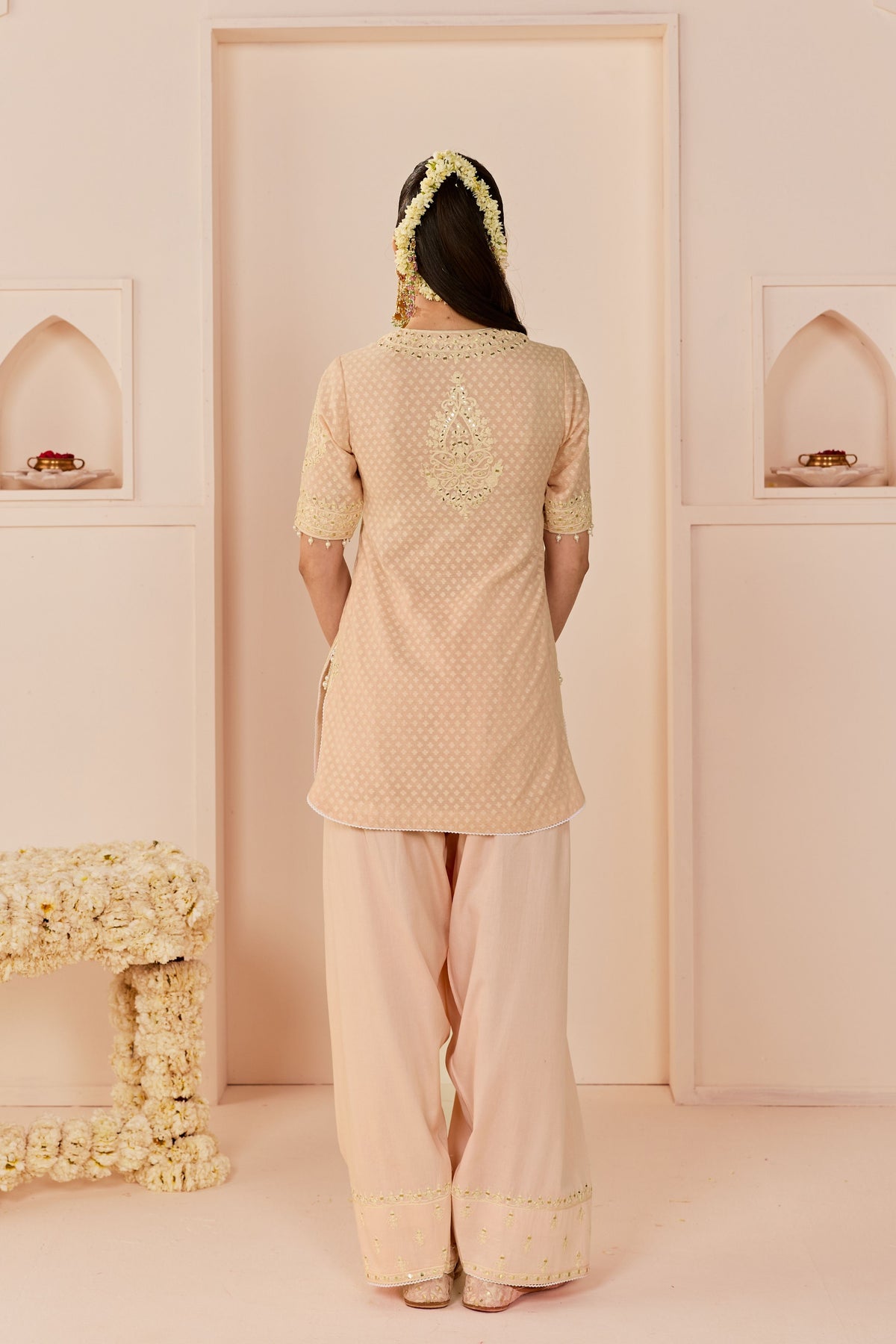 Anaisha Carnation Pink Short Kurta Set