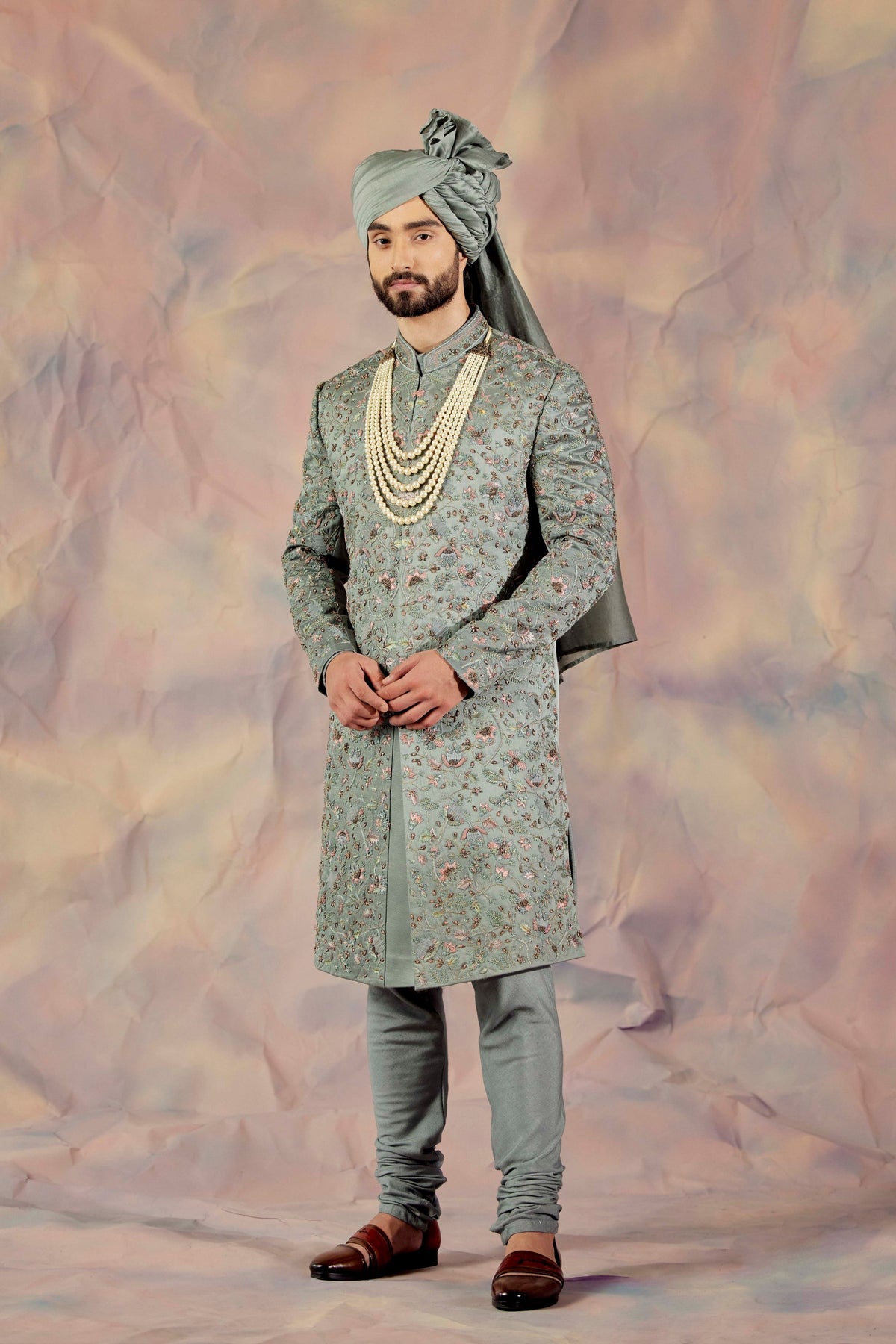 The Grey Saga Sherwani Set