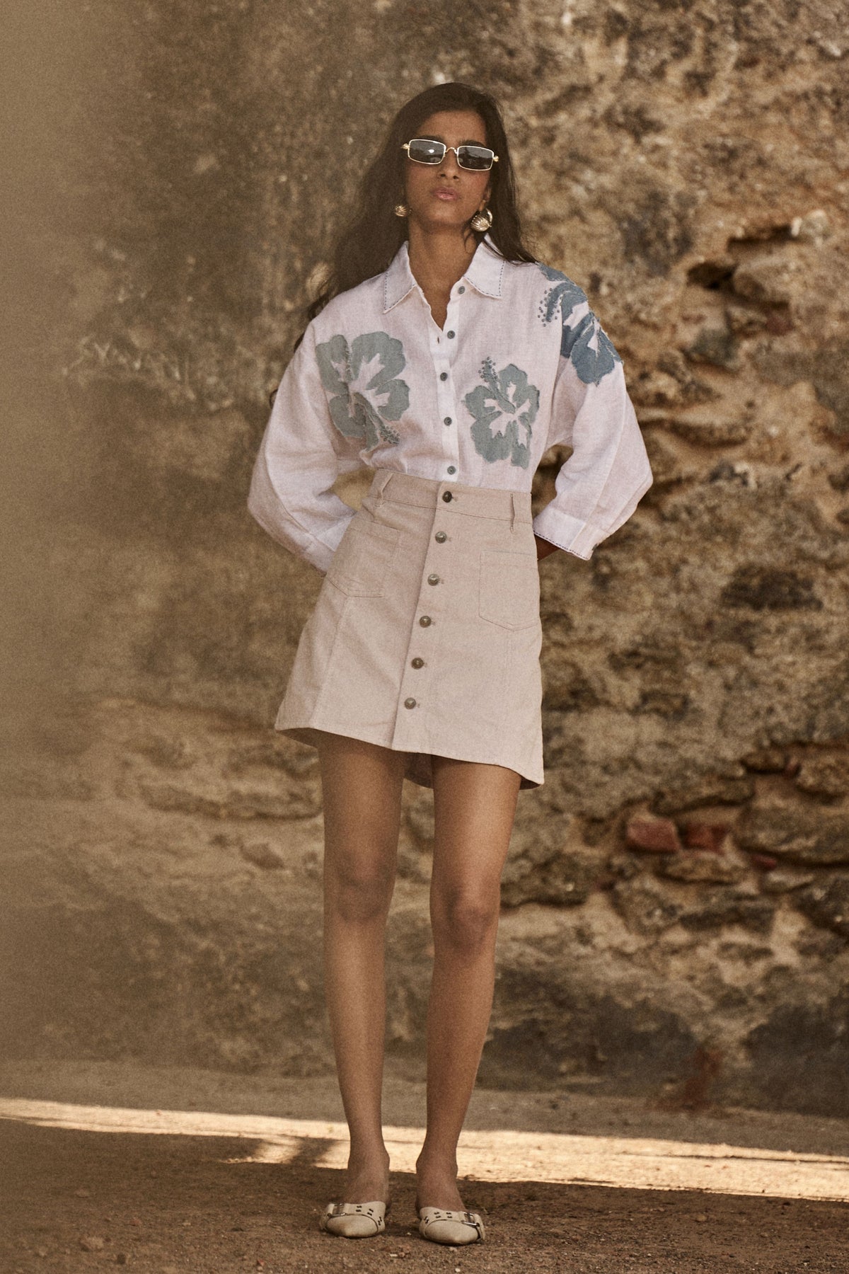 White Linen Shirt