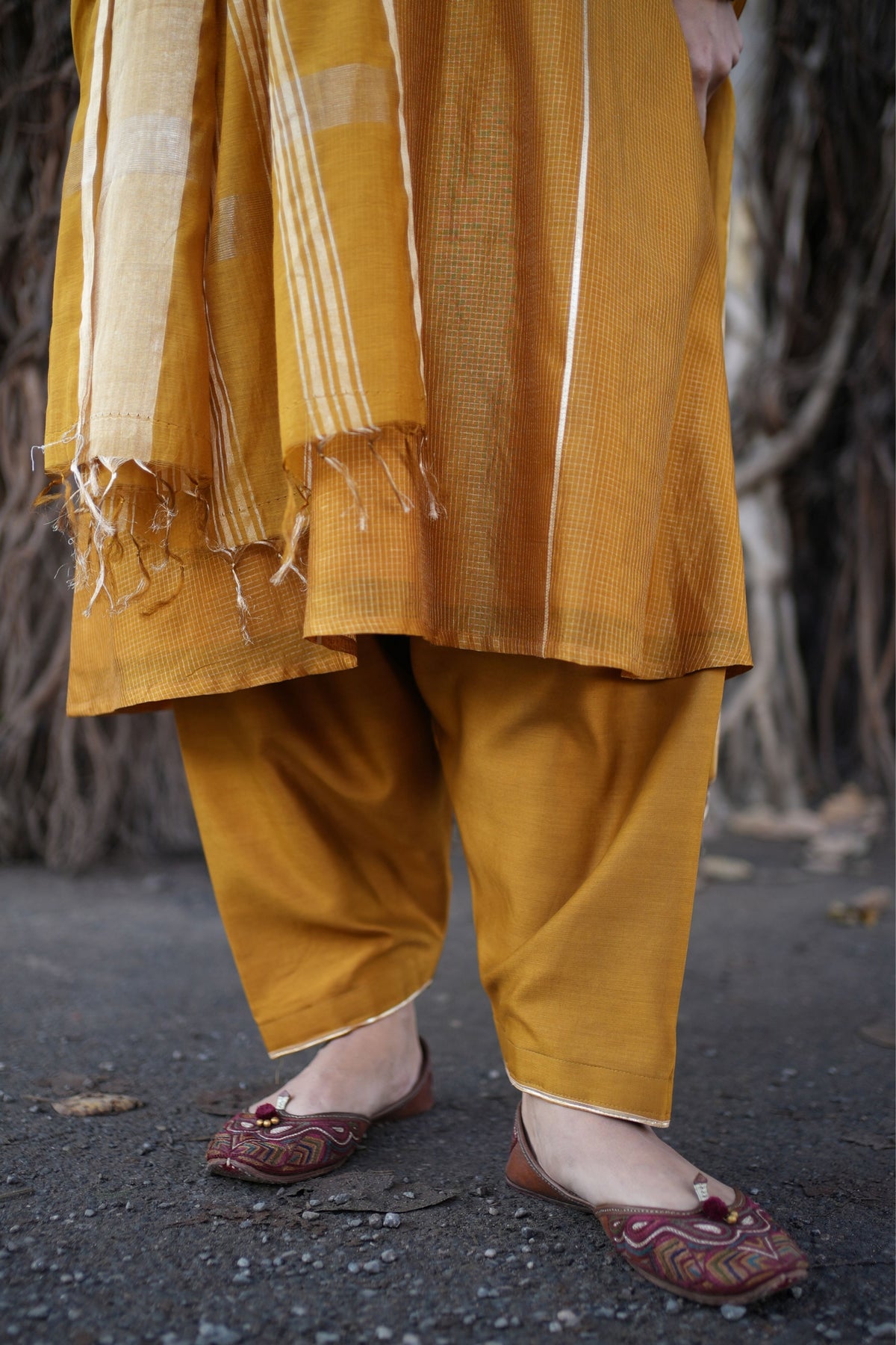 Bhanu Zari Stripe Kurta Set