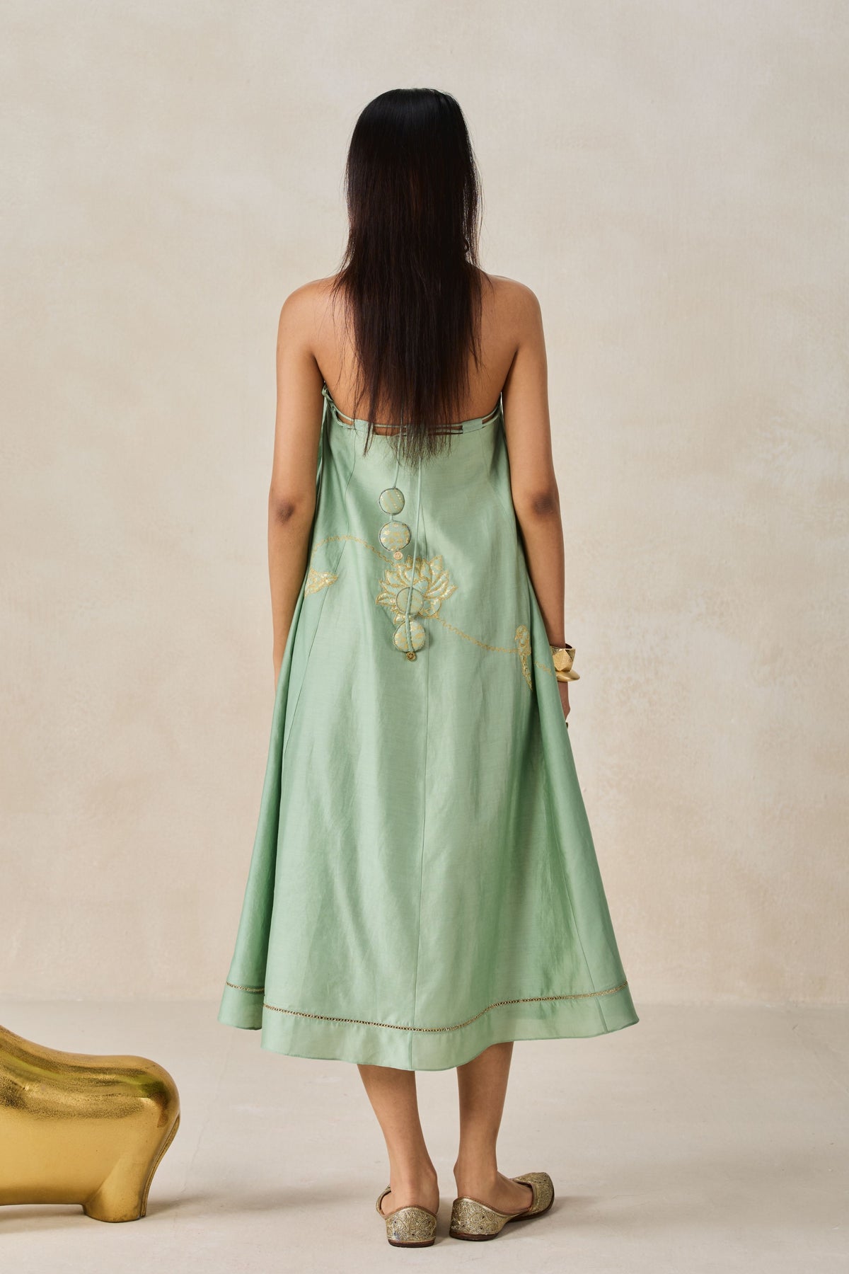 Sage Green Midi Dress
