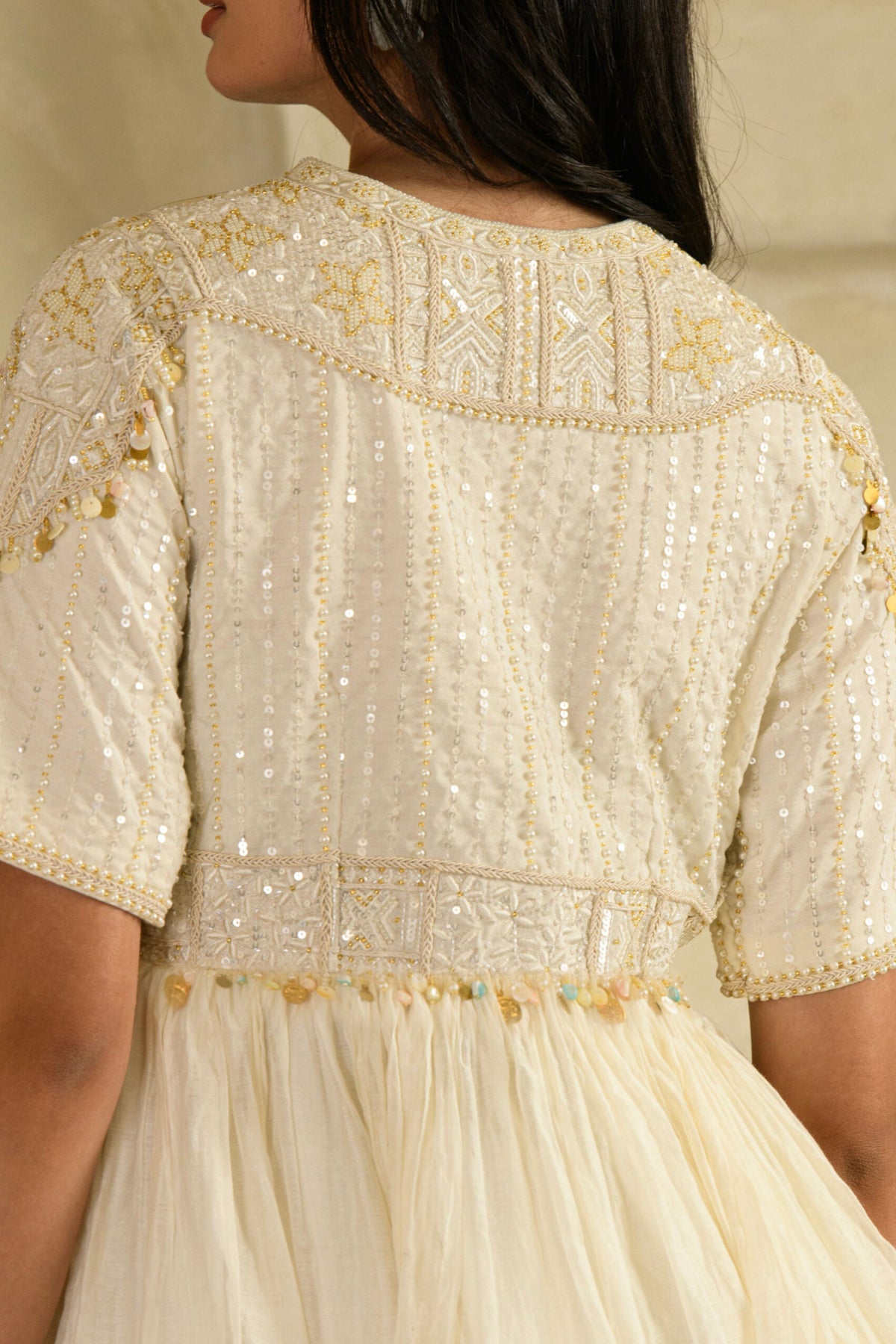 Dhun Padmika Blush Peplum Set