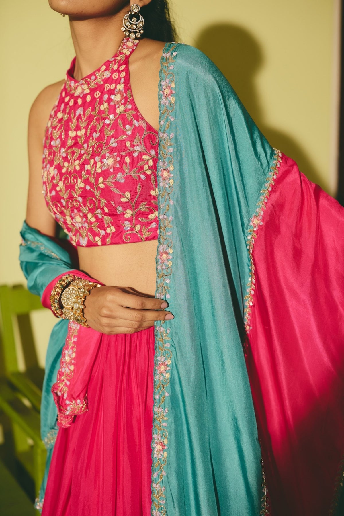 Mehergul Abroo Lehenga and Blouse