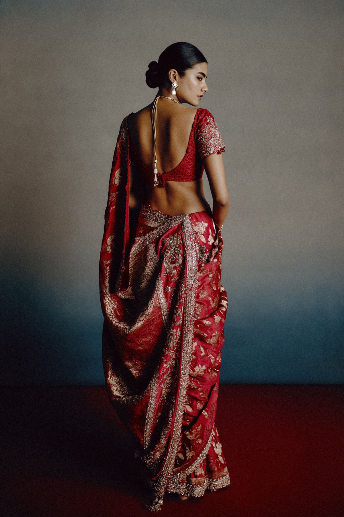 Red Epiphany Bridal Saree