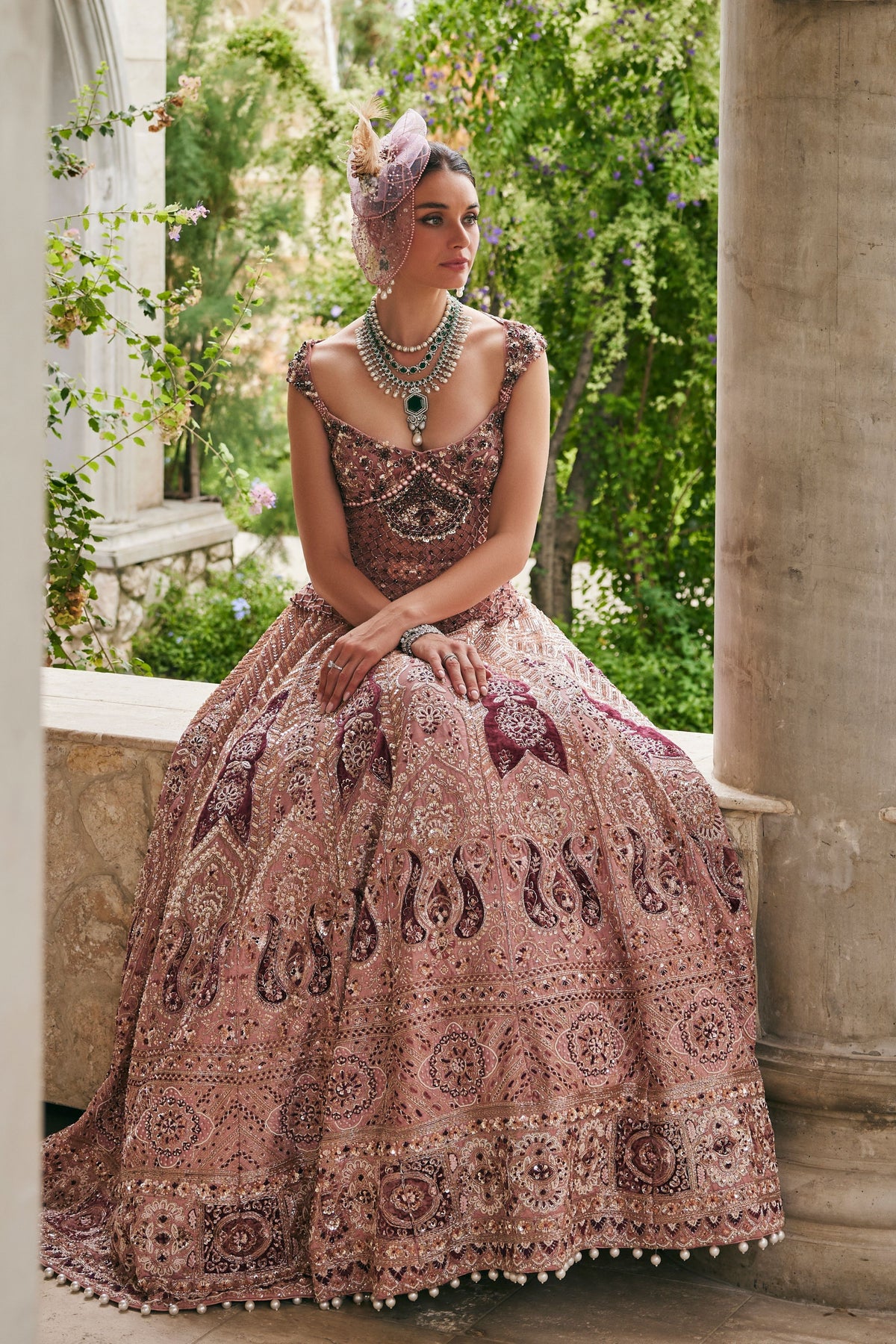 Siam Rose Lehenga Set