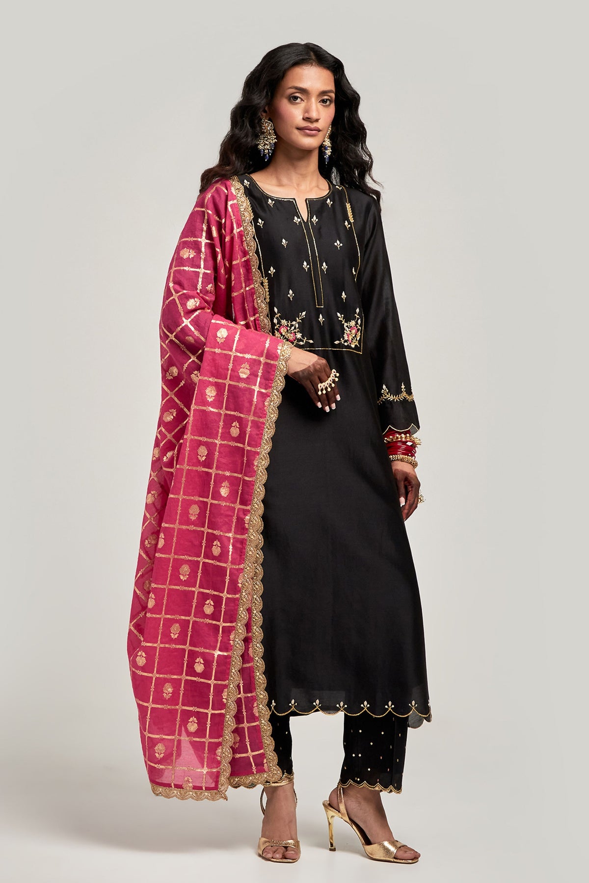 Black Kurta Set