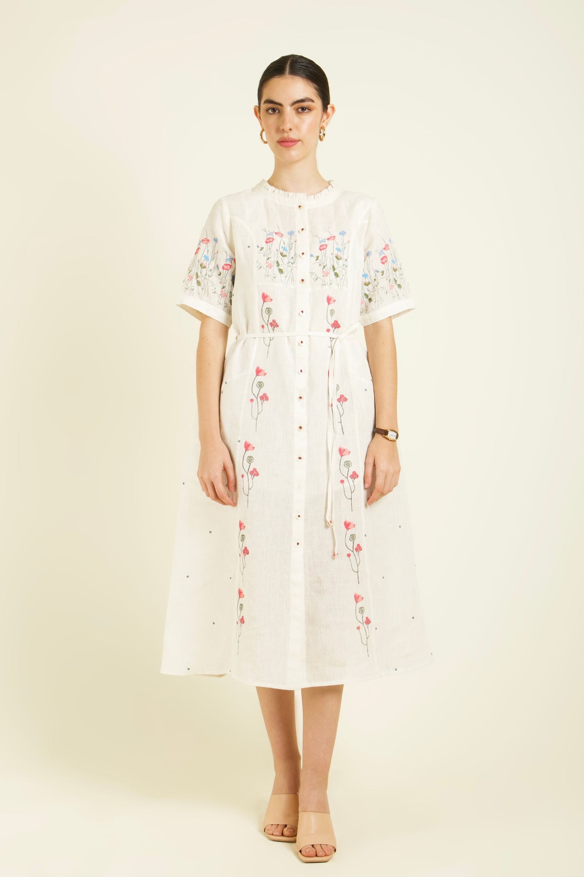Ivory A-line Dress