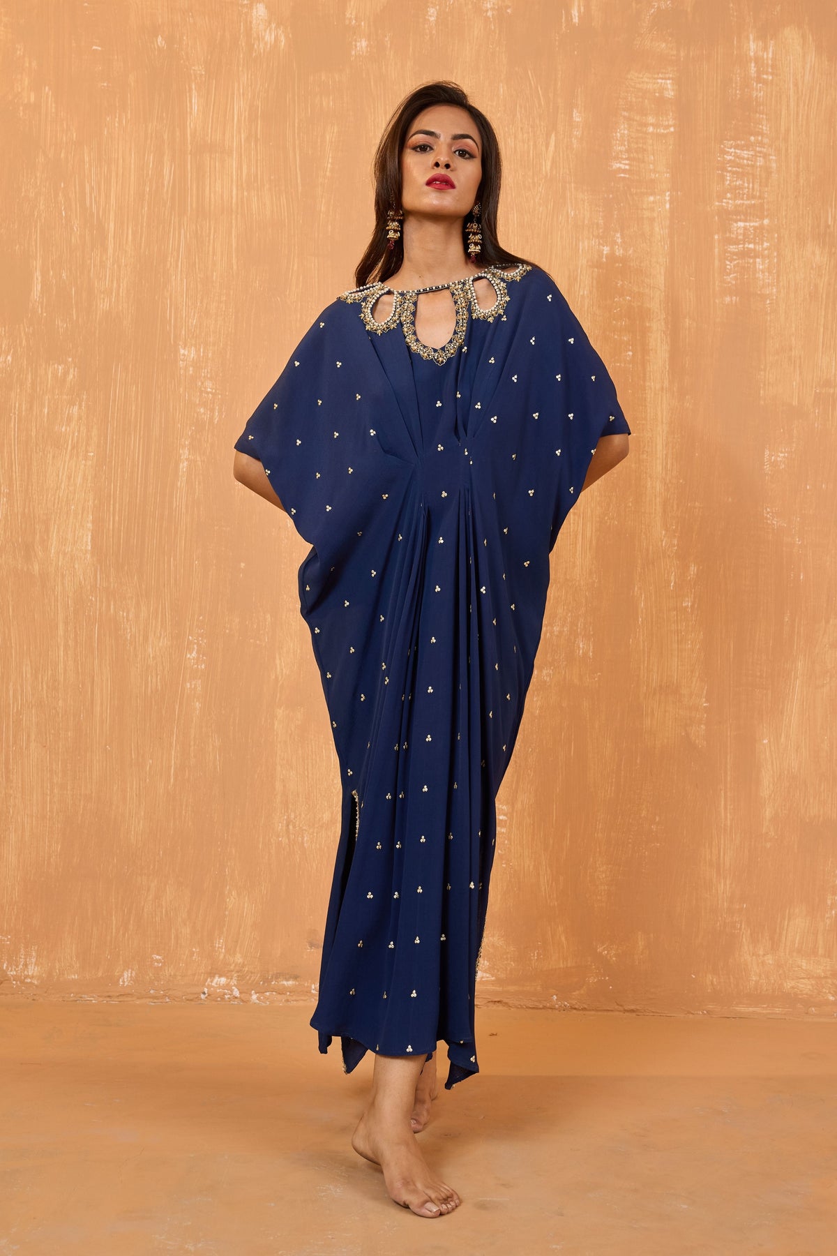 Navy Blue Kaftan