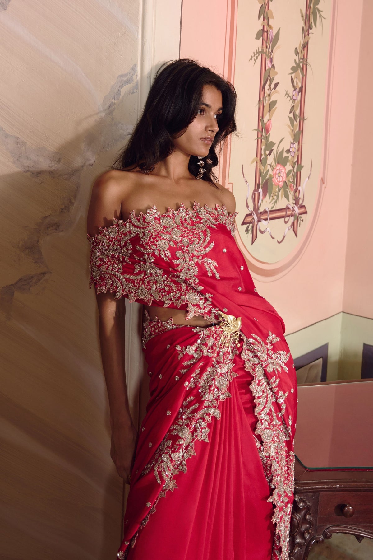Zardozi Saree Set