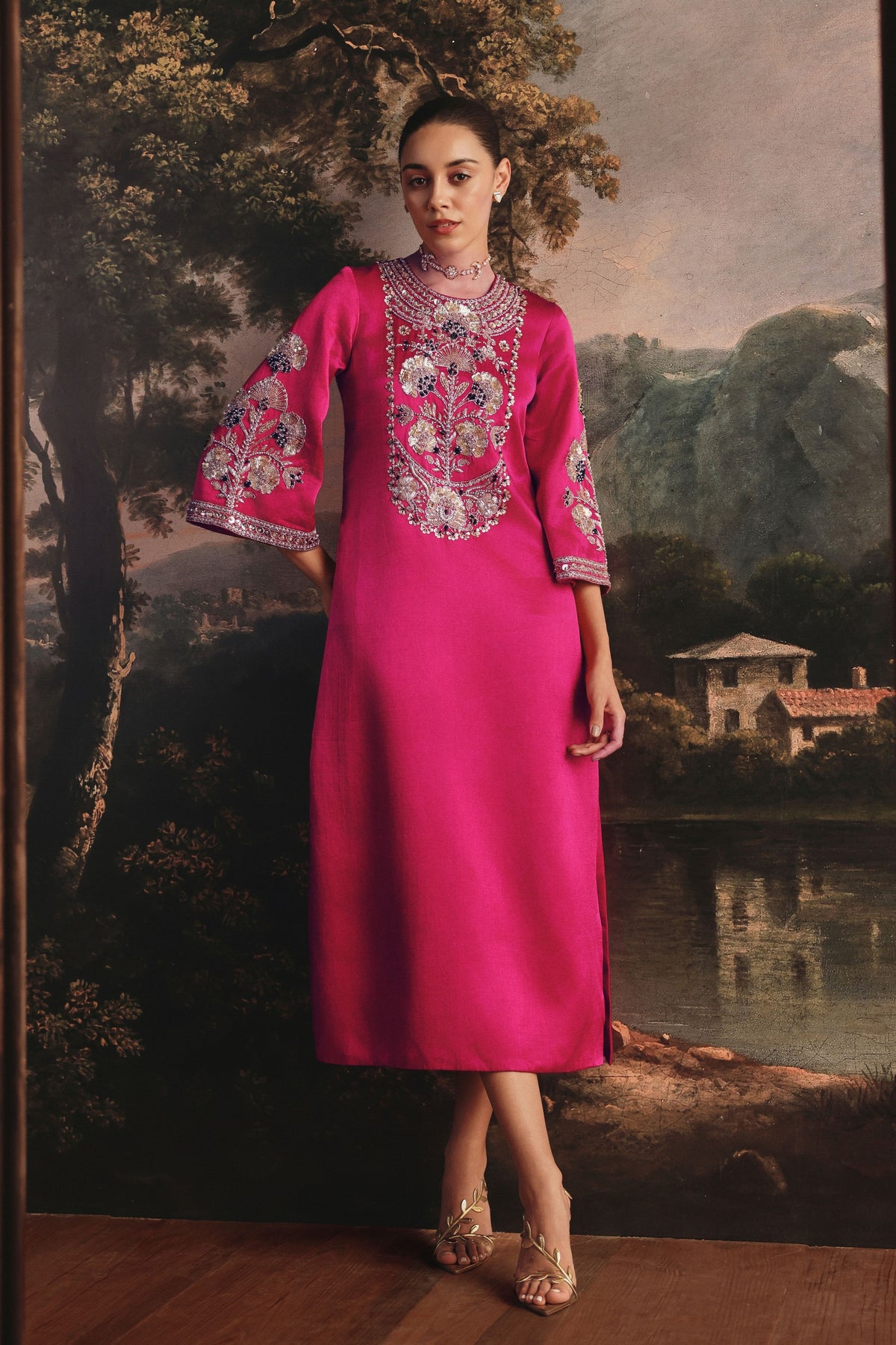 Pink Kaftan