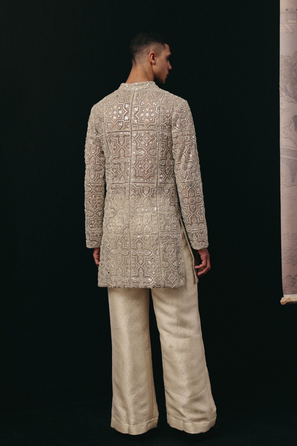 Golden Flared Pants