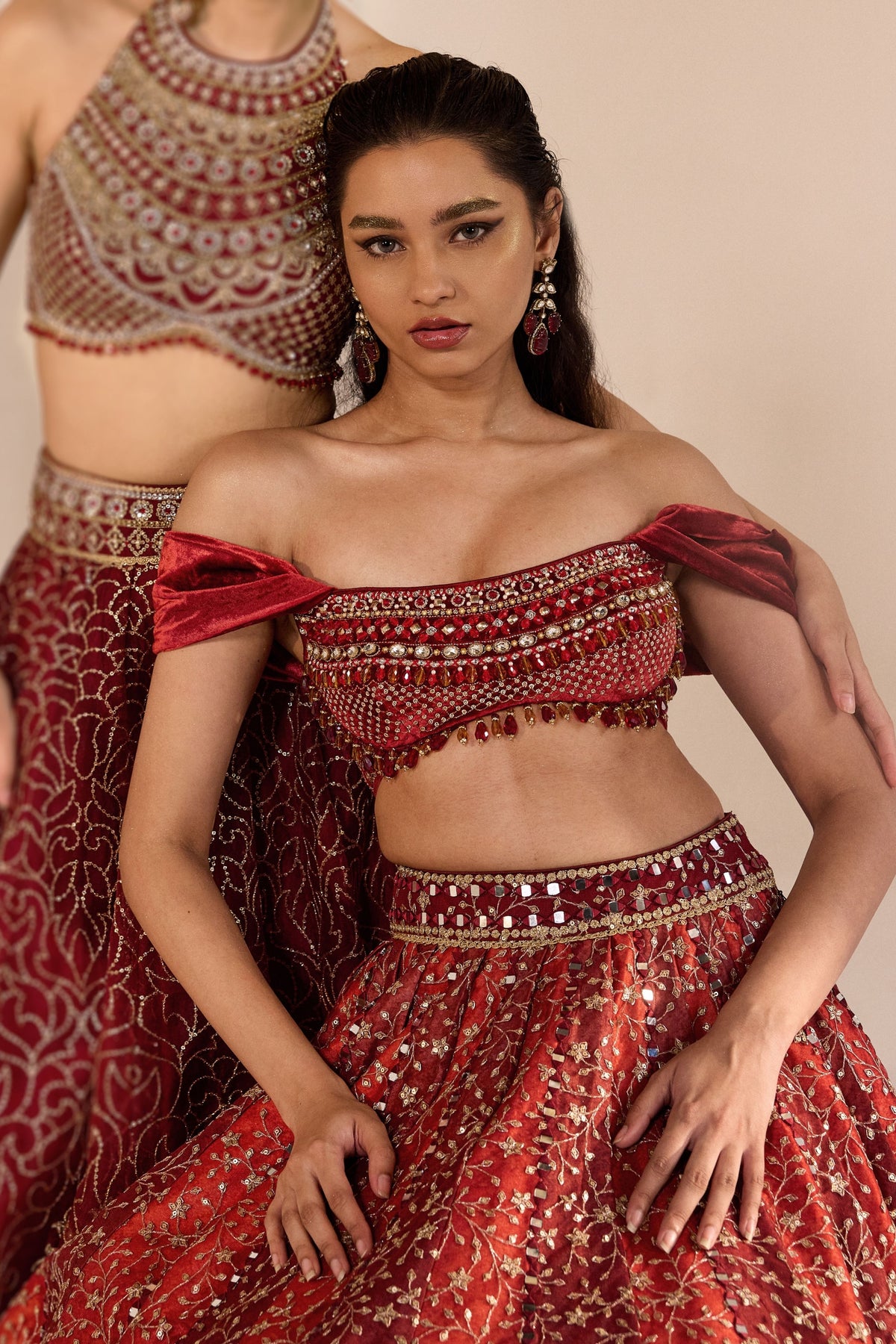 Verona Tulle Lehenga Set