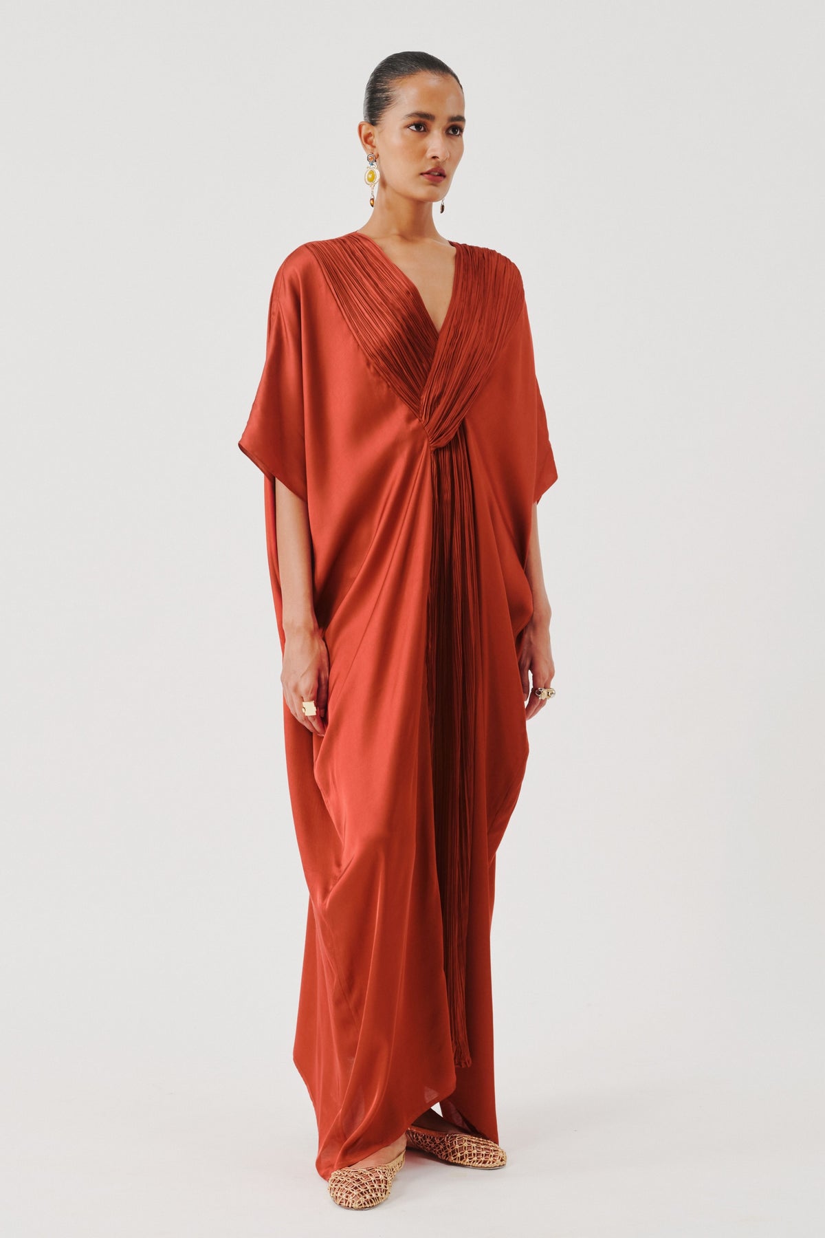 Regal Kaftan in Rust
