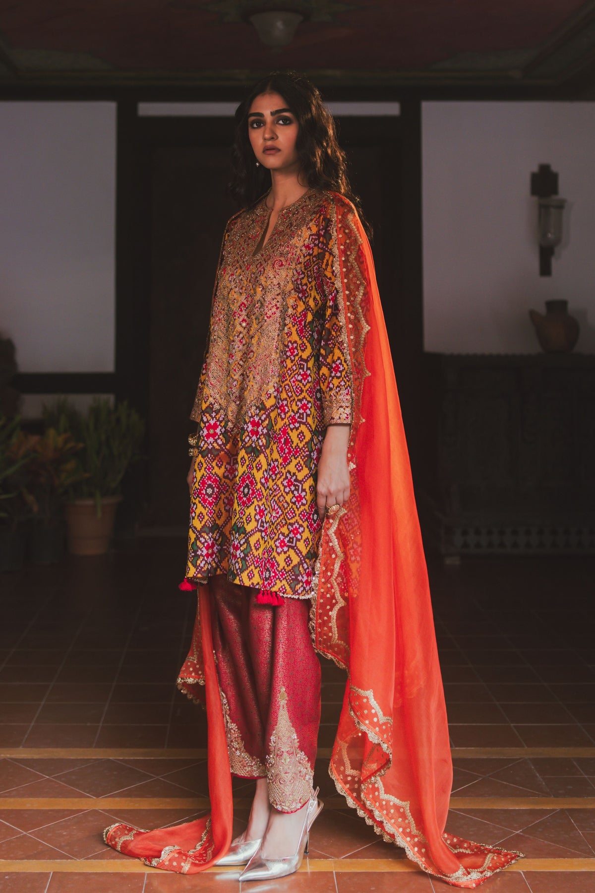 Charmi Mustard Kurta Set