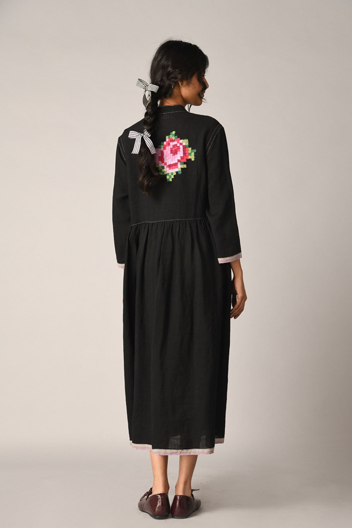 Bella Applique Embroidery Dress