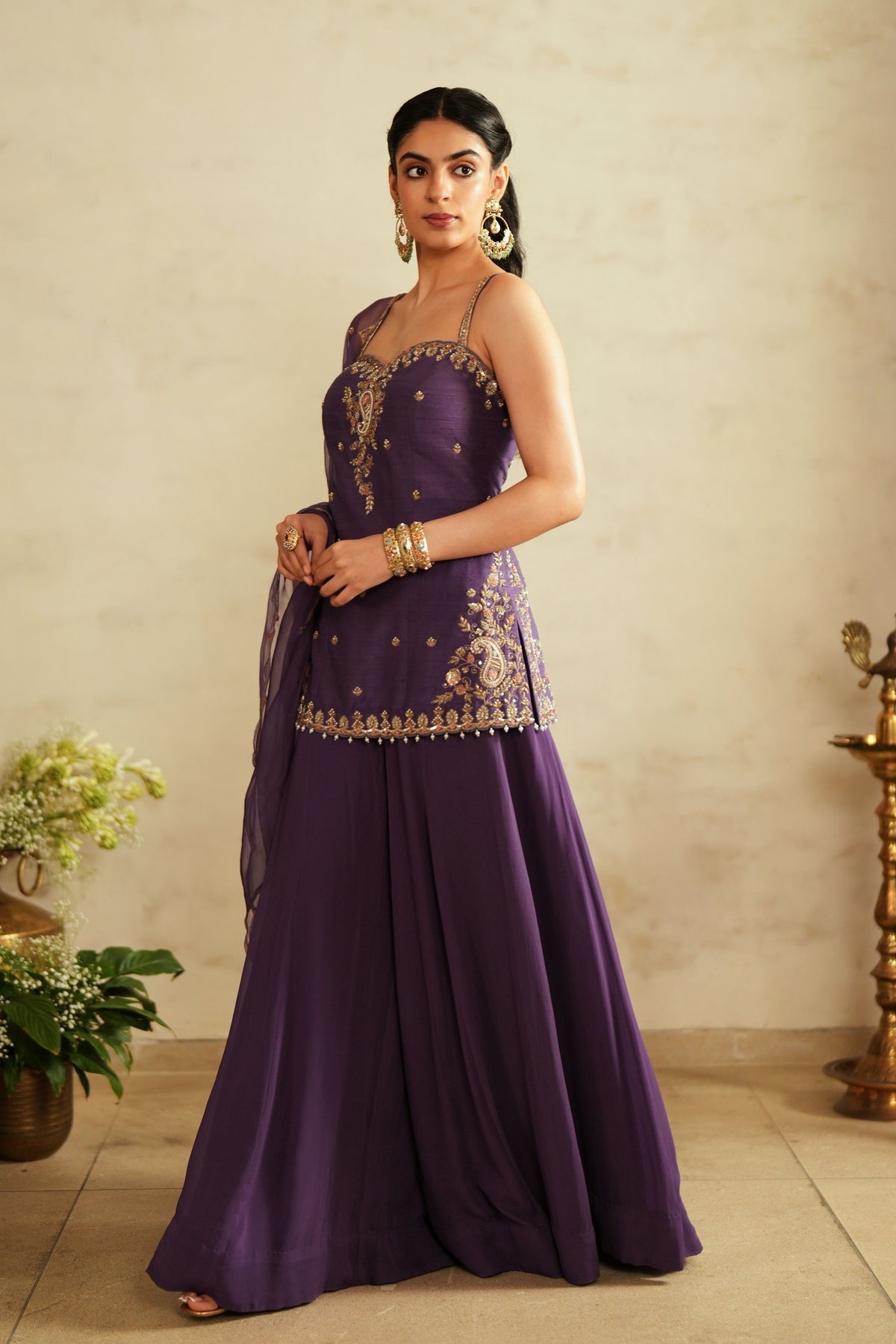 Princess Cut Sharara Set