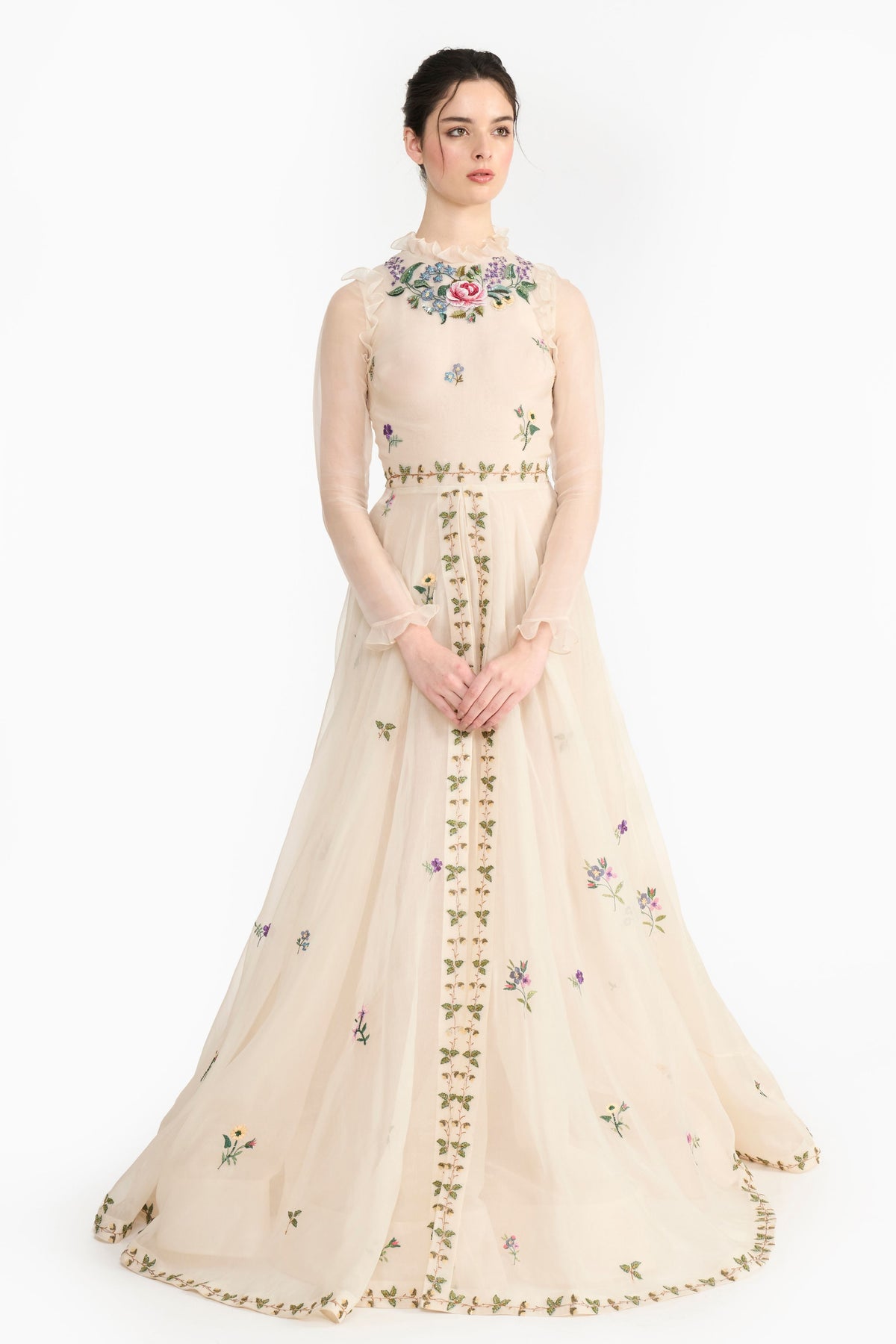 French Natural Ivory Angrakha
