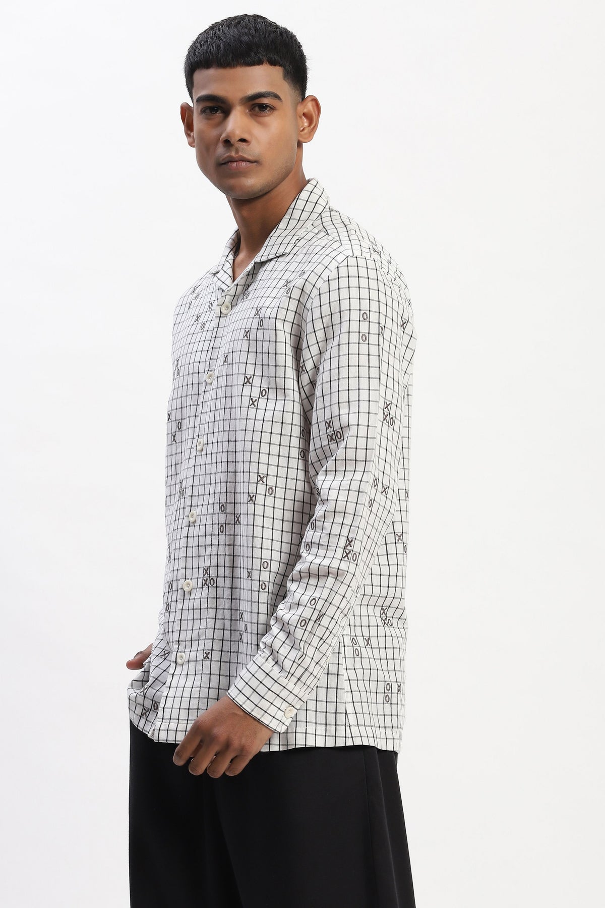 White Tic Tac Toe Shirt
