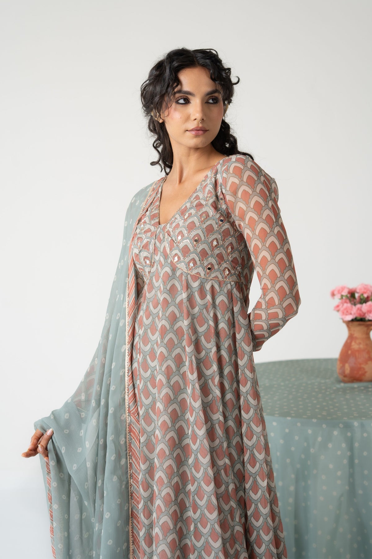 Noorani Anarkali Set