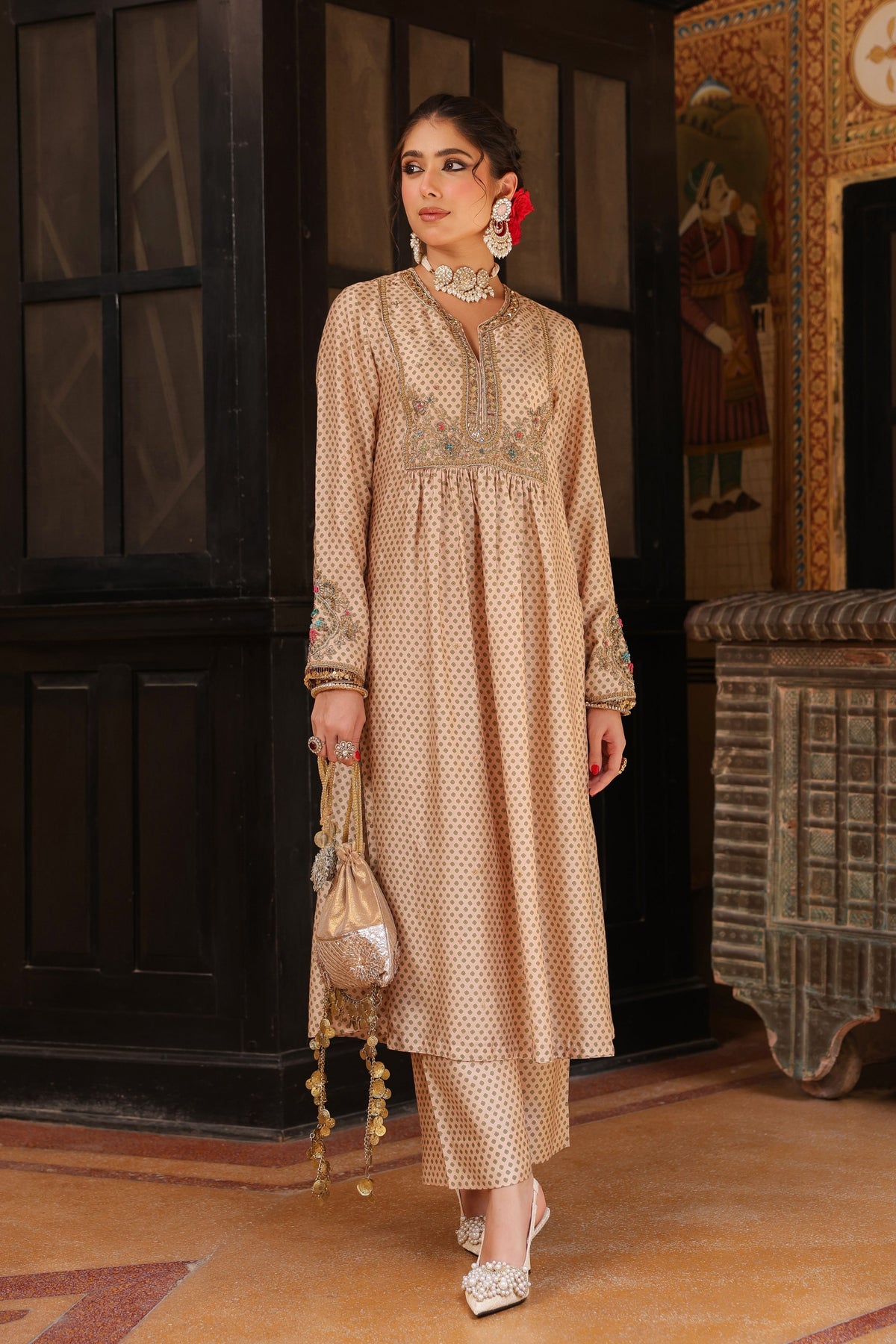 Ahista Ivory Kurta Set
