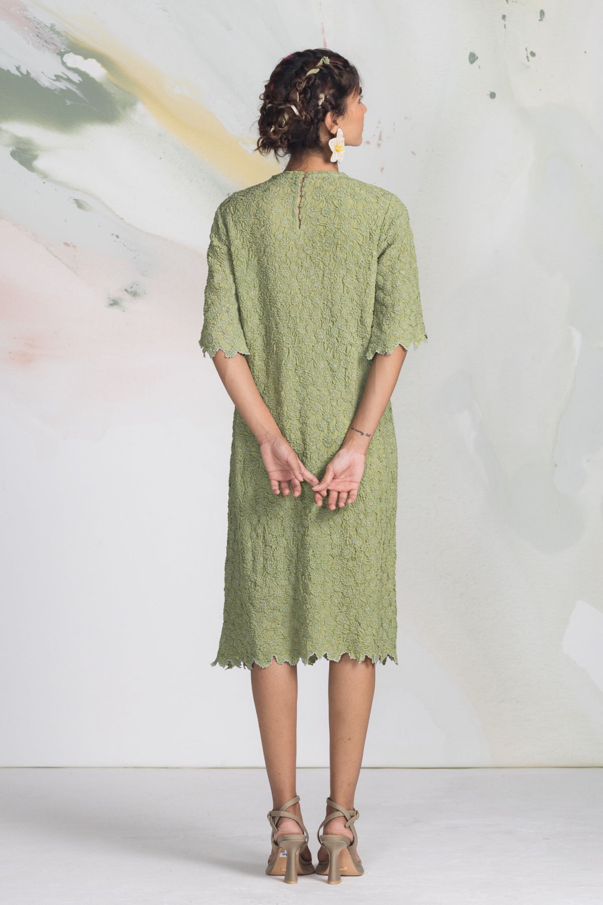 Gleam Smock Dress