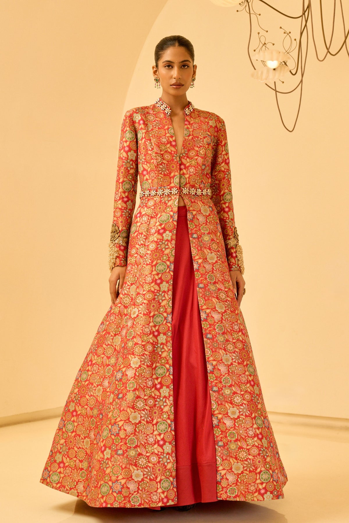 Brocade Jacket Set