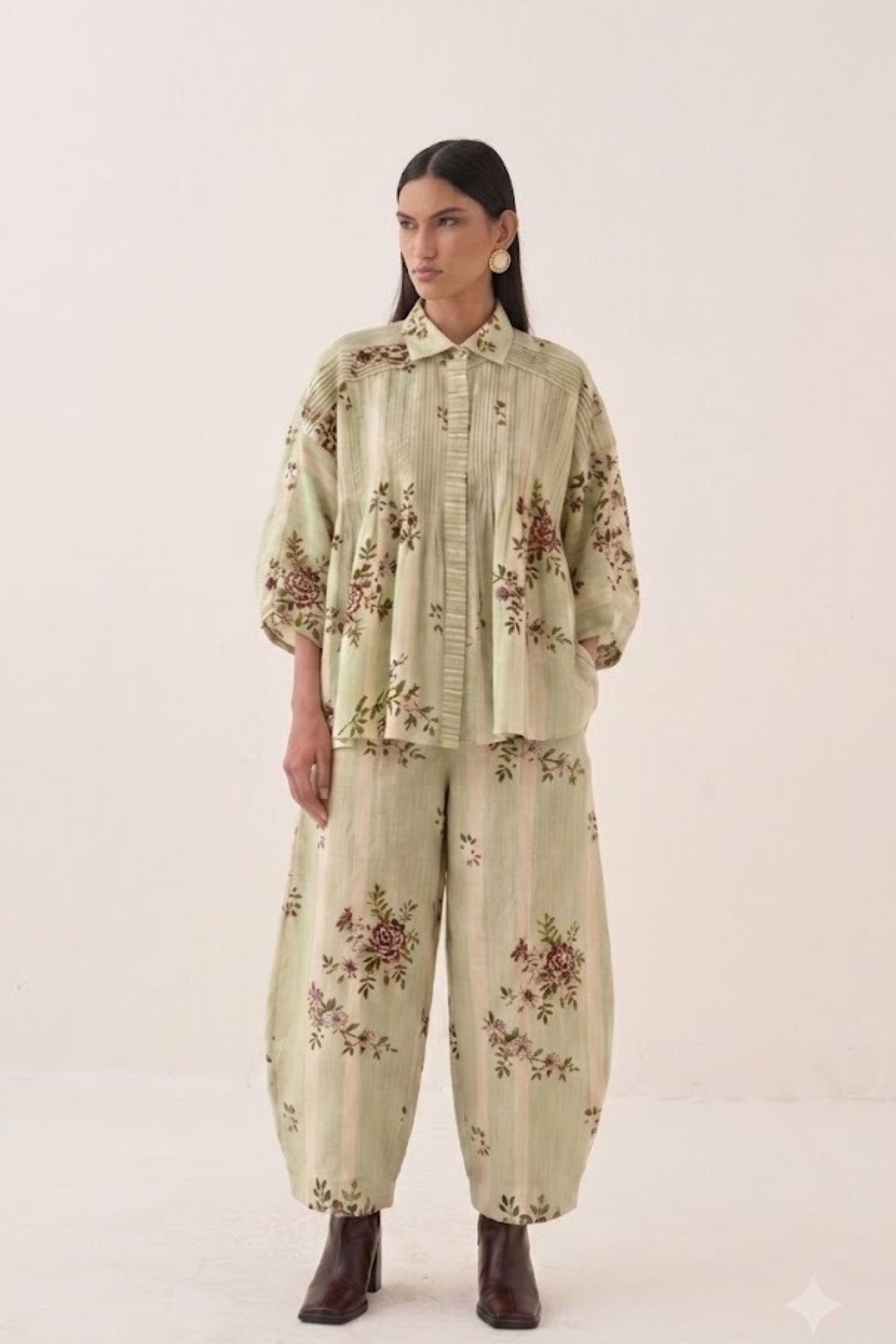 Bagiya Floral Pintuck Co-Ord Set