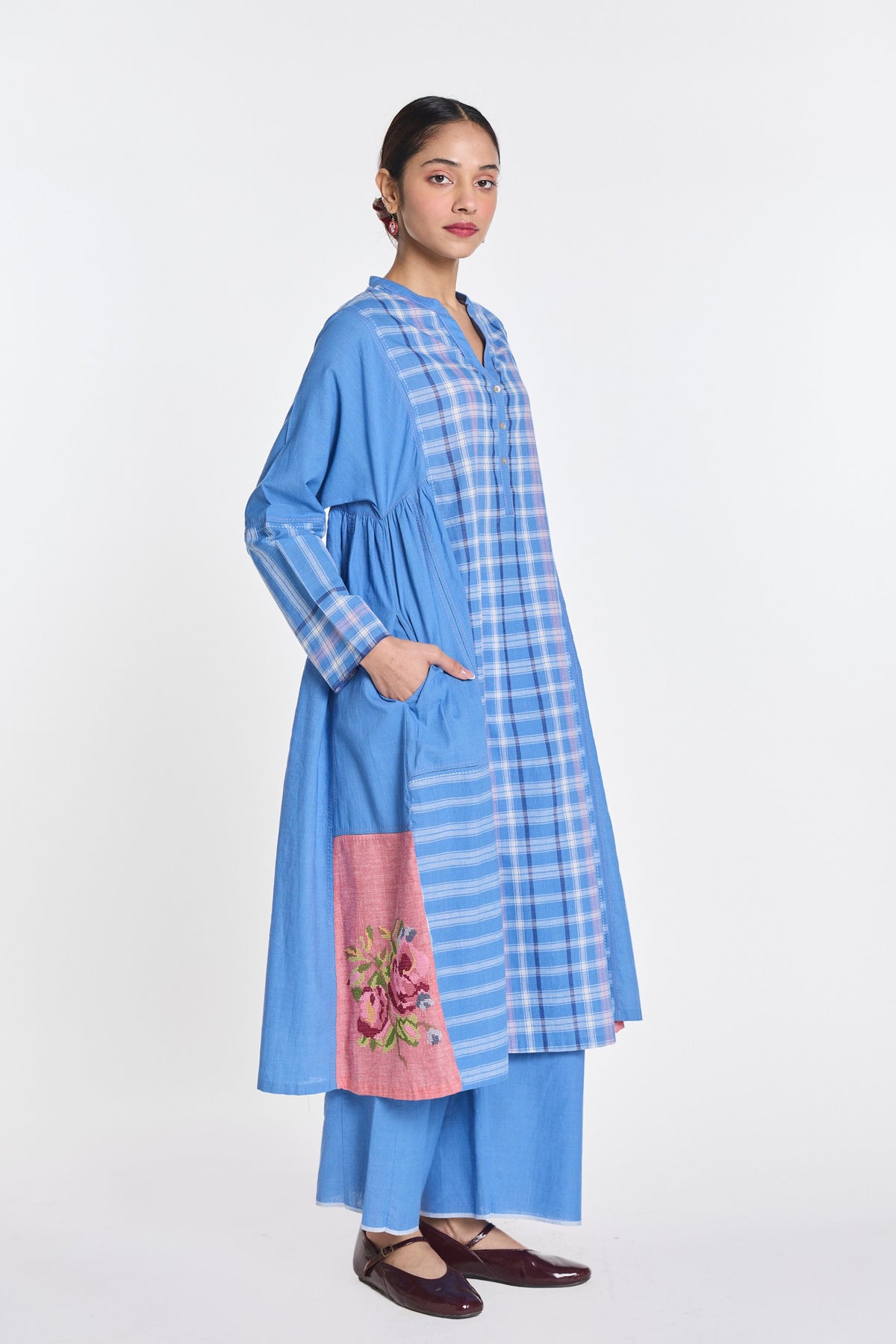 Browallia Patchwork Tunic