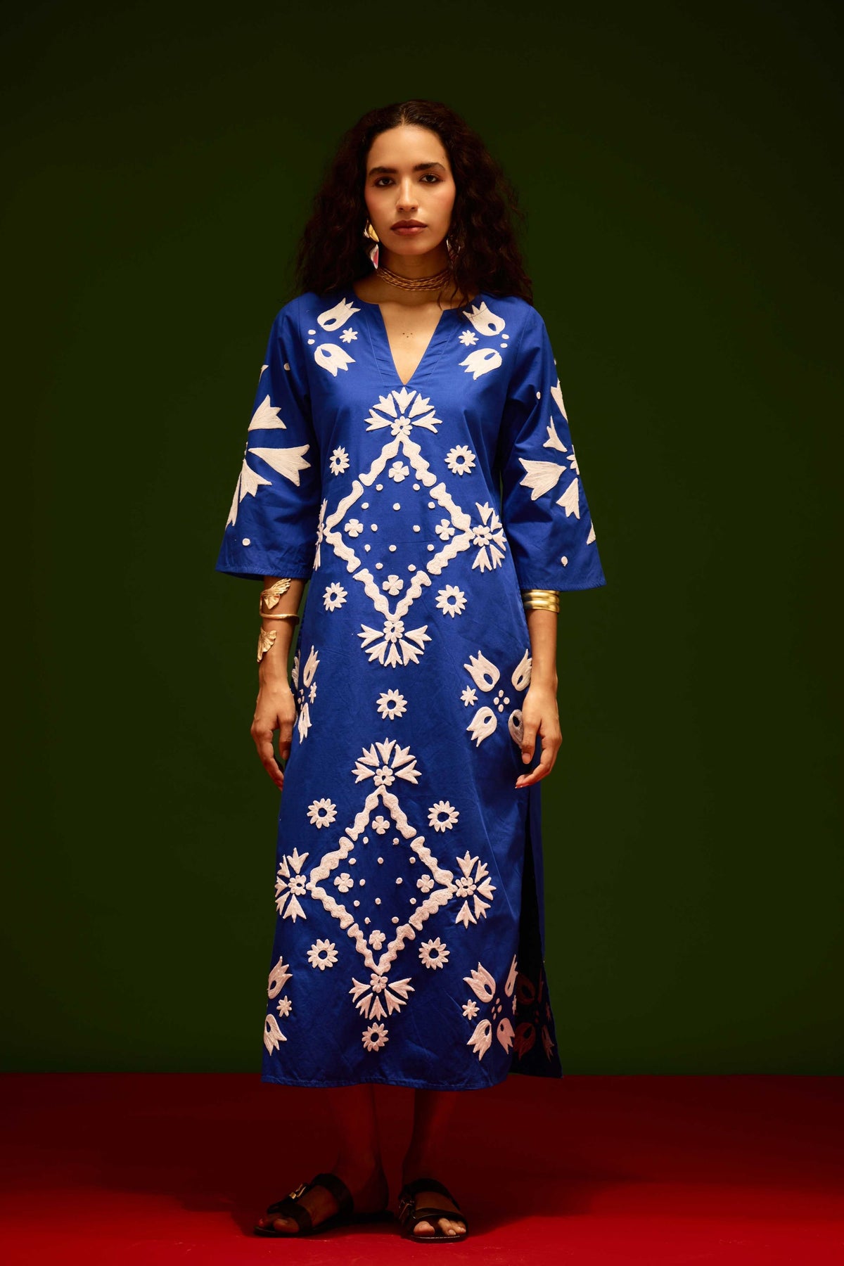 Blue Sitara Maxi Dress